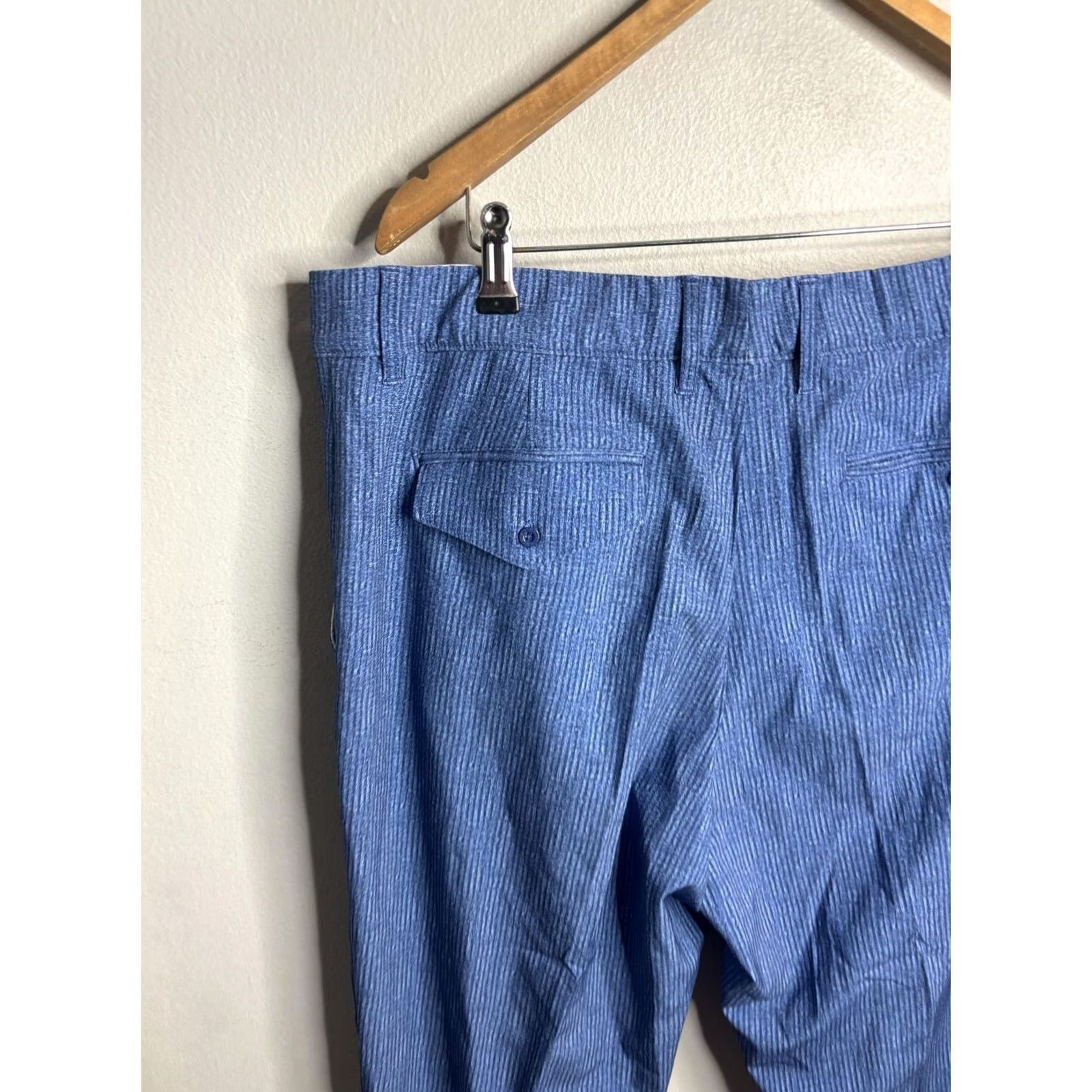 Vintage Head Golf Pants Mens 34 Galaxy Blue William UV Protection Moisture Wicking Stretch Pockets Front Flat Front Easy Care Performance Moisture Wicking Size US 34 / EU 50 - 7 Thumbnail