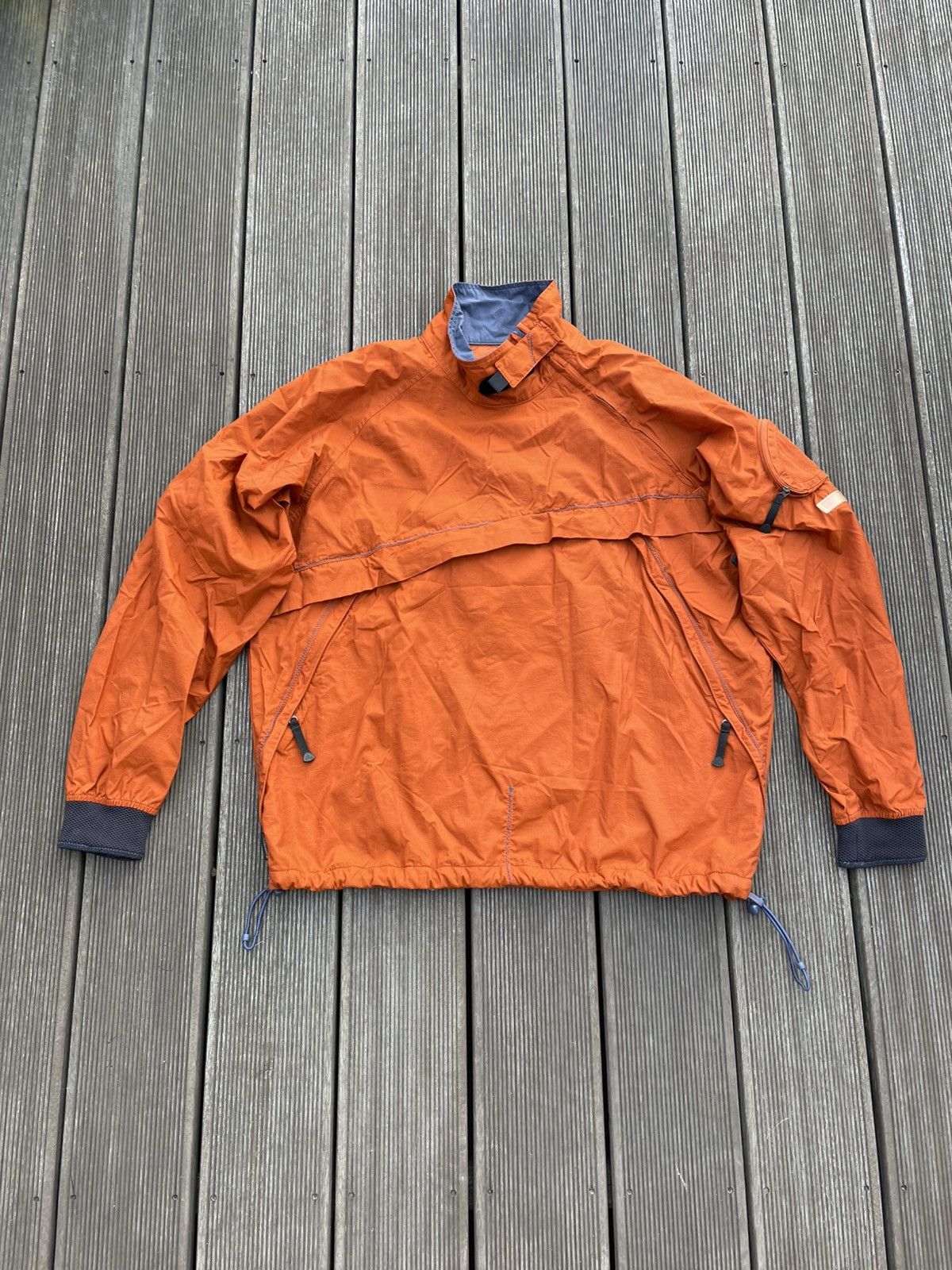 Nike ACG Vintage Nike Jacket Mens Extra Large Orange ACG Kayak Smock Size US XL / EU 56 / 4 - 1 Thumbnail