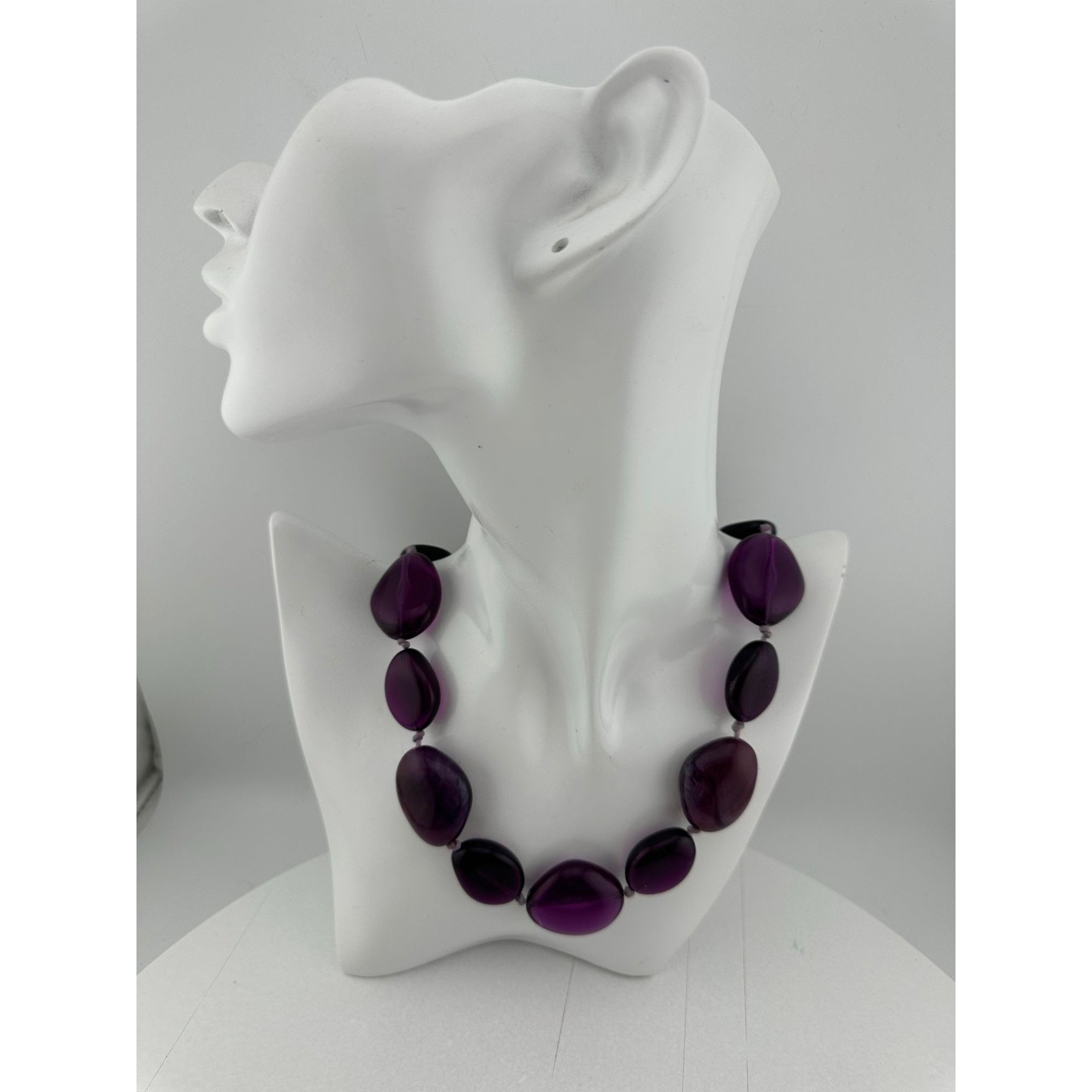 Other Women's Chunky Purple Necklace with Clasp Size ONE SIZE - 3 Thumbnail