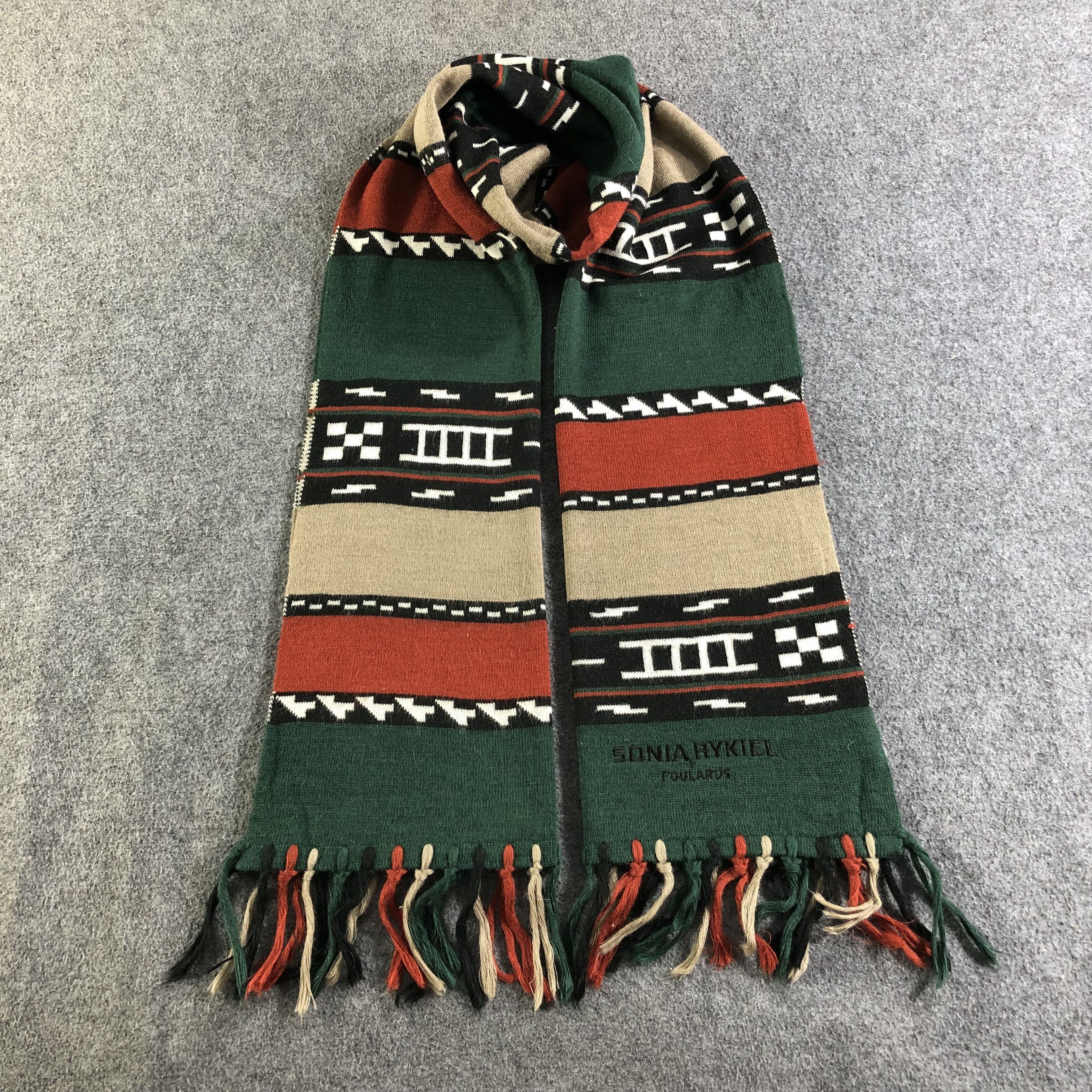 Sonia Rykiel Sonia Rykiel Wool Scarf Muffler Neckwear V2130 Size ONE SIZE - 1 Thumbnail