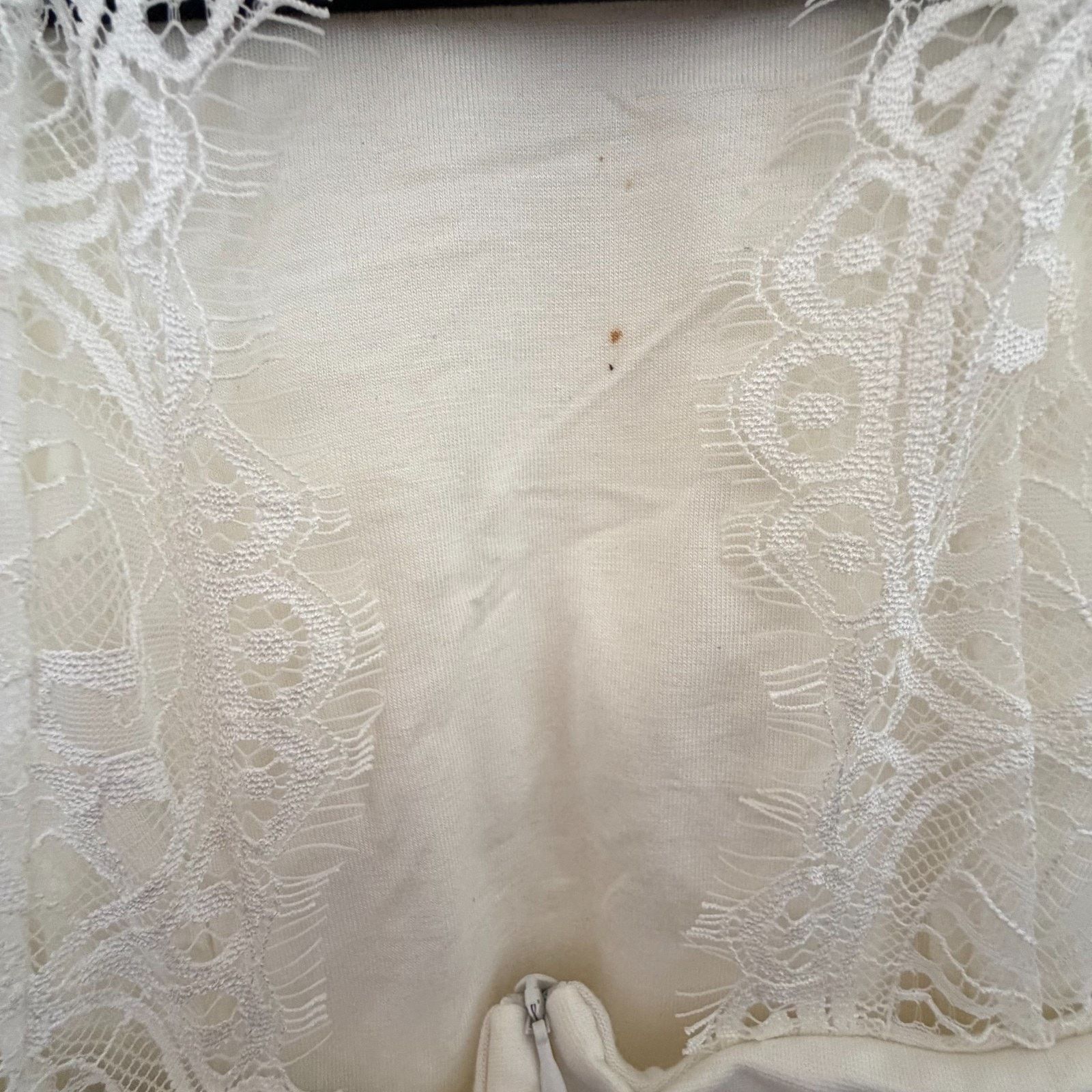 Lulus Lulus White Lace Halter Mini Dress Graduation Prom Size S Size S / US 4 / IT 40 - 9 Thumbnail