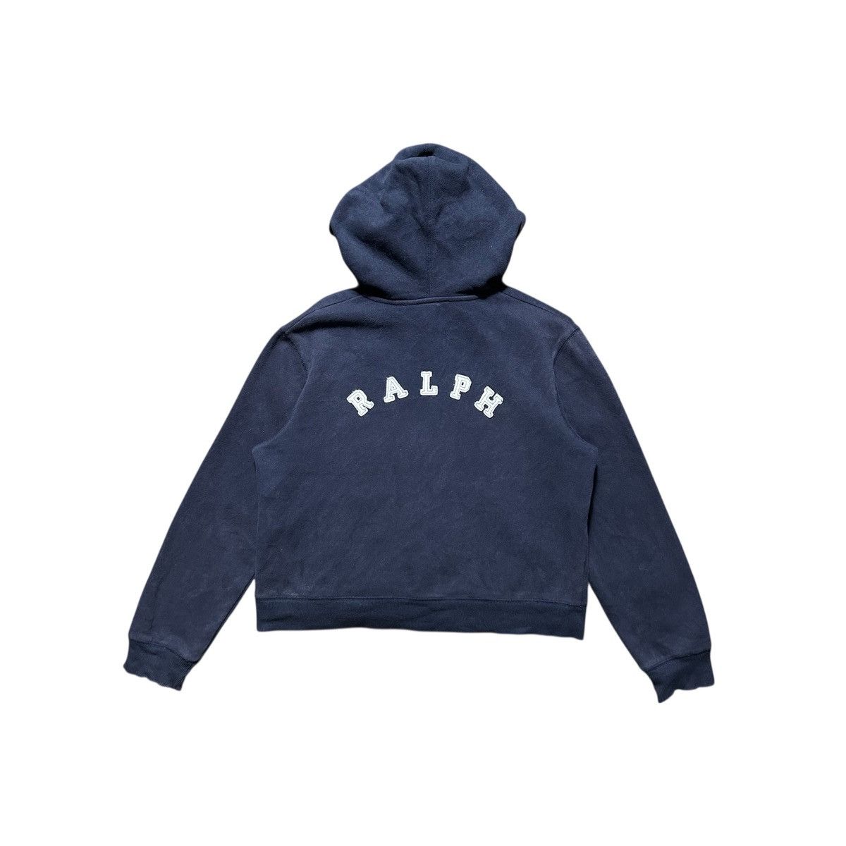 Ralph Lauren Vintage Ralph Lauren Logo Zipper Hoodie Size S / US 4 / IT 40 - 2 Thumbnail
