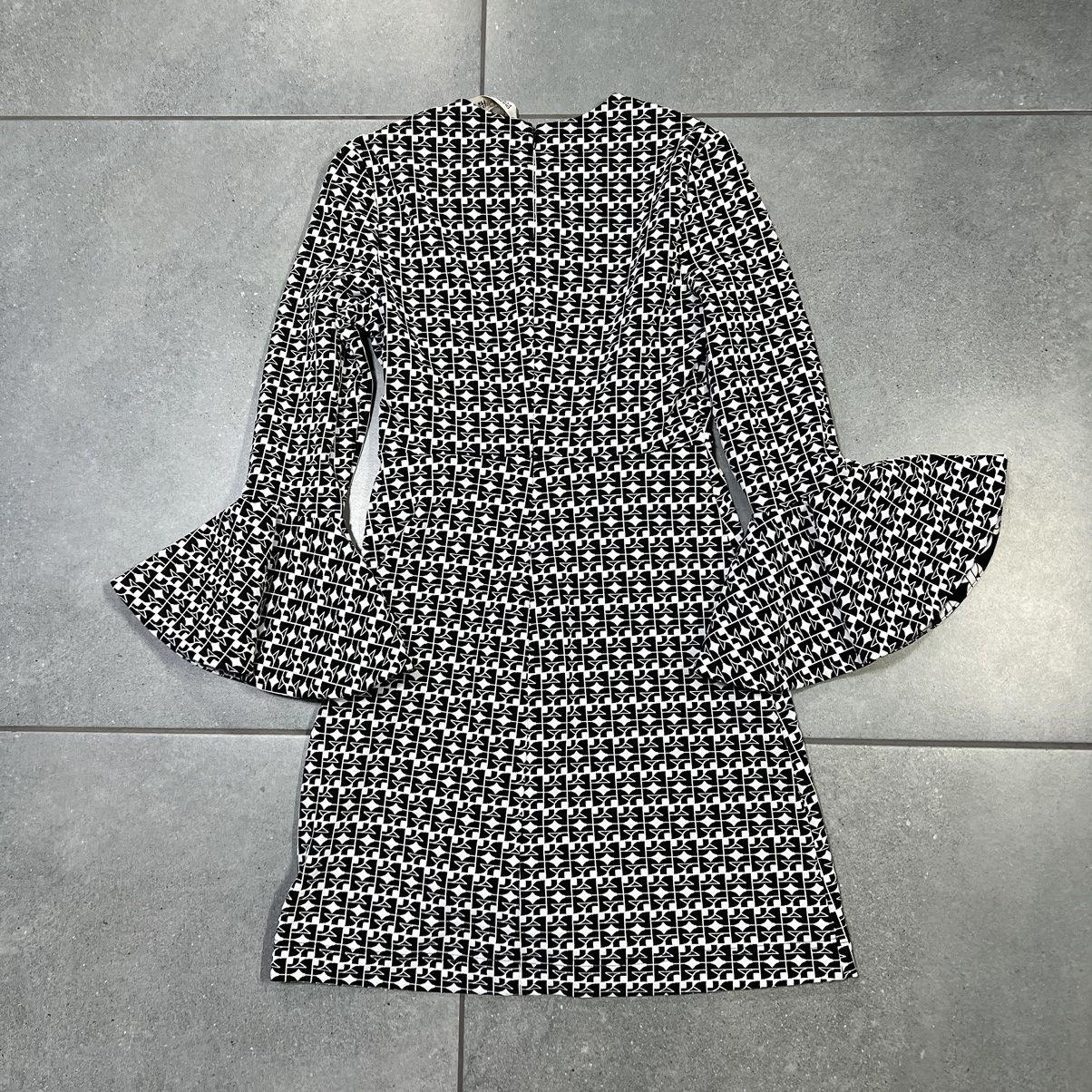 Diane von Furstenberg × Vintage Diane von furstenberg Jersey jacquard minidress Size XXS / US 00 / IT 34 - 11 Thumbnail