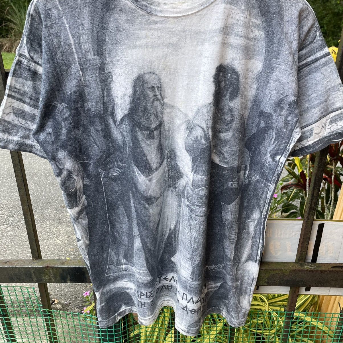 Vintage 🔥Vintage 90s Retro Art Graphic Of Greek Kuno Over Print Tee Size US L / EU 52-54 / 3 - 5 Thumbnail