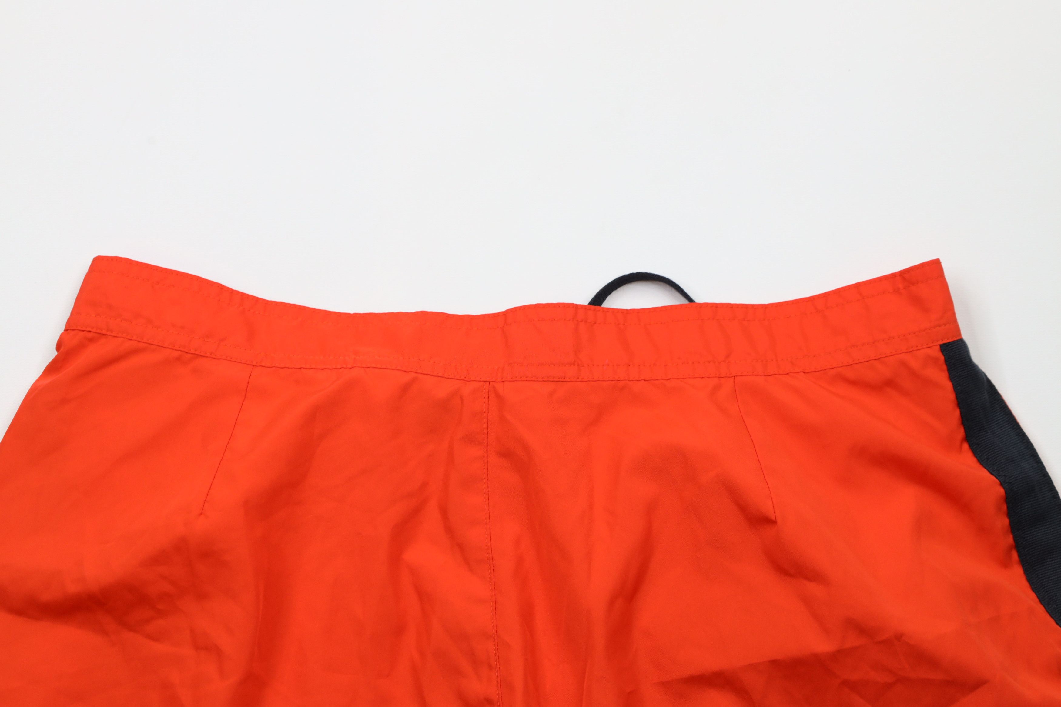 J.Crew × Vintage Vintage 90s J Crew Knee Lined Shorts Swim Trunks Orange Size US 34 / EU 50 - 10 Thumbnail