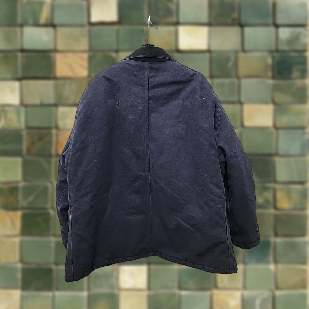 Carhartt VINTAGE Carhartt Jacket Workwear Blue Mens 3XL Overcoat Size US XXL / EU 58 / 5 - 1 Thumbnail