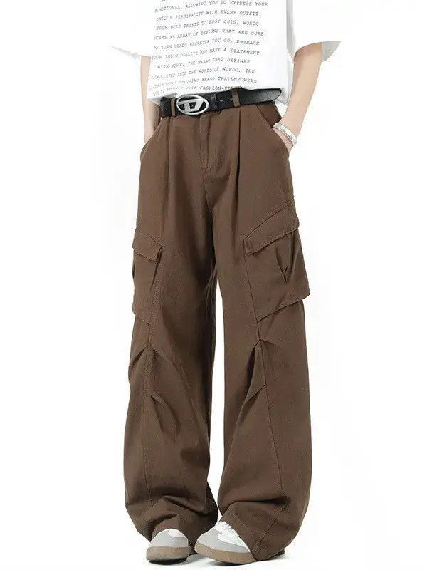 Japanese Brand Retro straight leg wide leg casual jeans Size US 32 / EU 48 - 4 Thumbnail