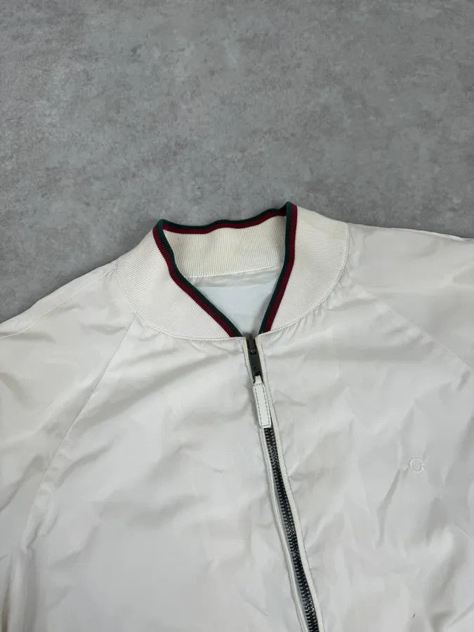 Gucci 2000s Gucci Creamy White Signature Jacket Size US M / EU 48-50 / 2 - 5 Thumbnail