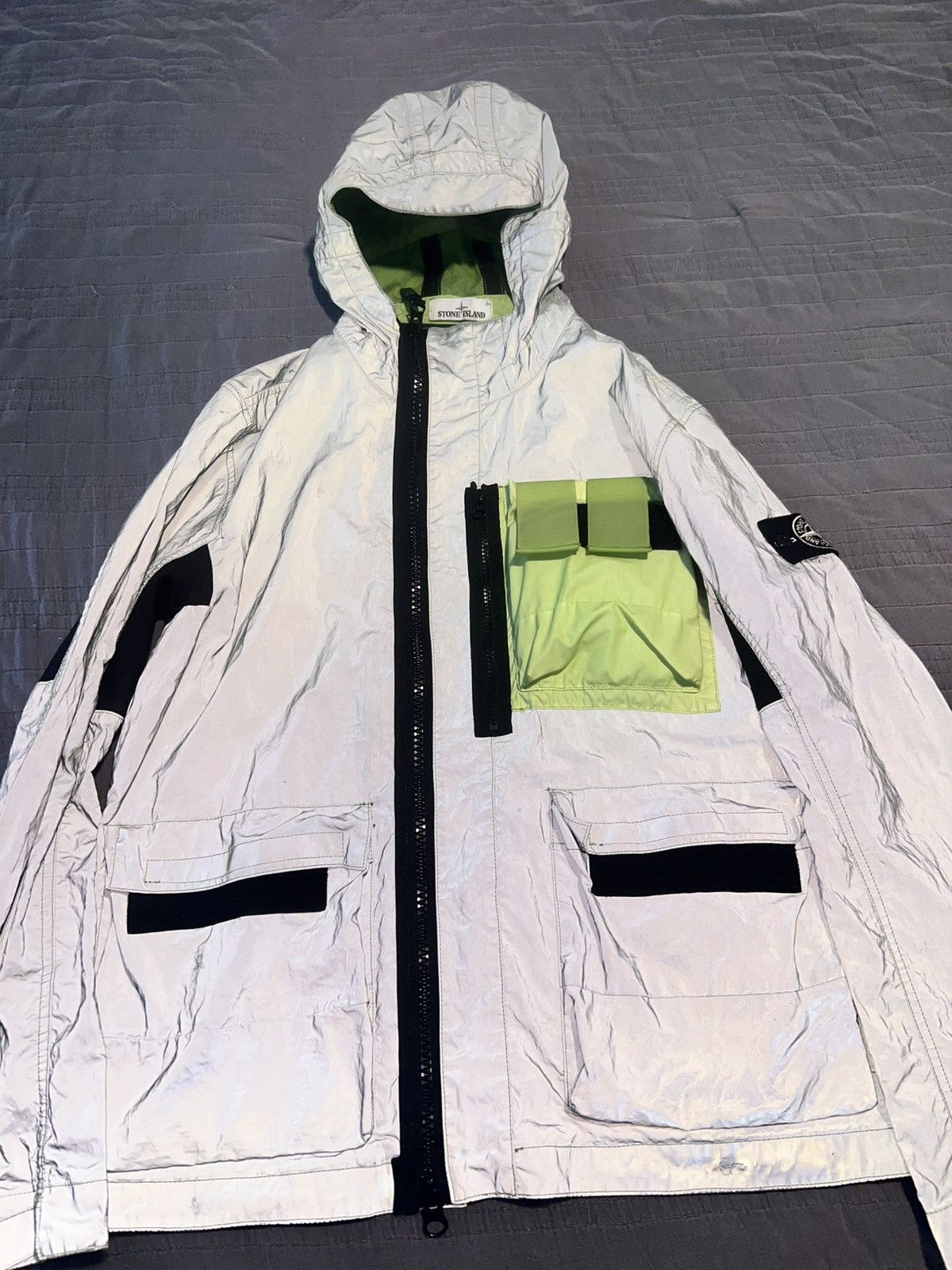 Stone Island Stone Island Mussola Gommata Reflective Jacket Size US M / EU 48-50 / 2 - 1 Thumbnail