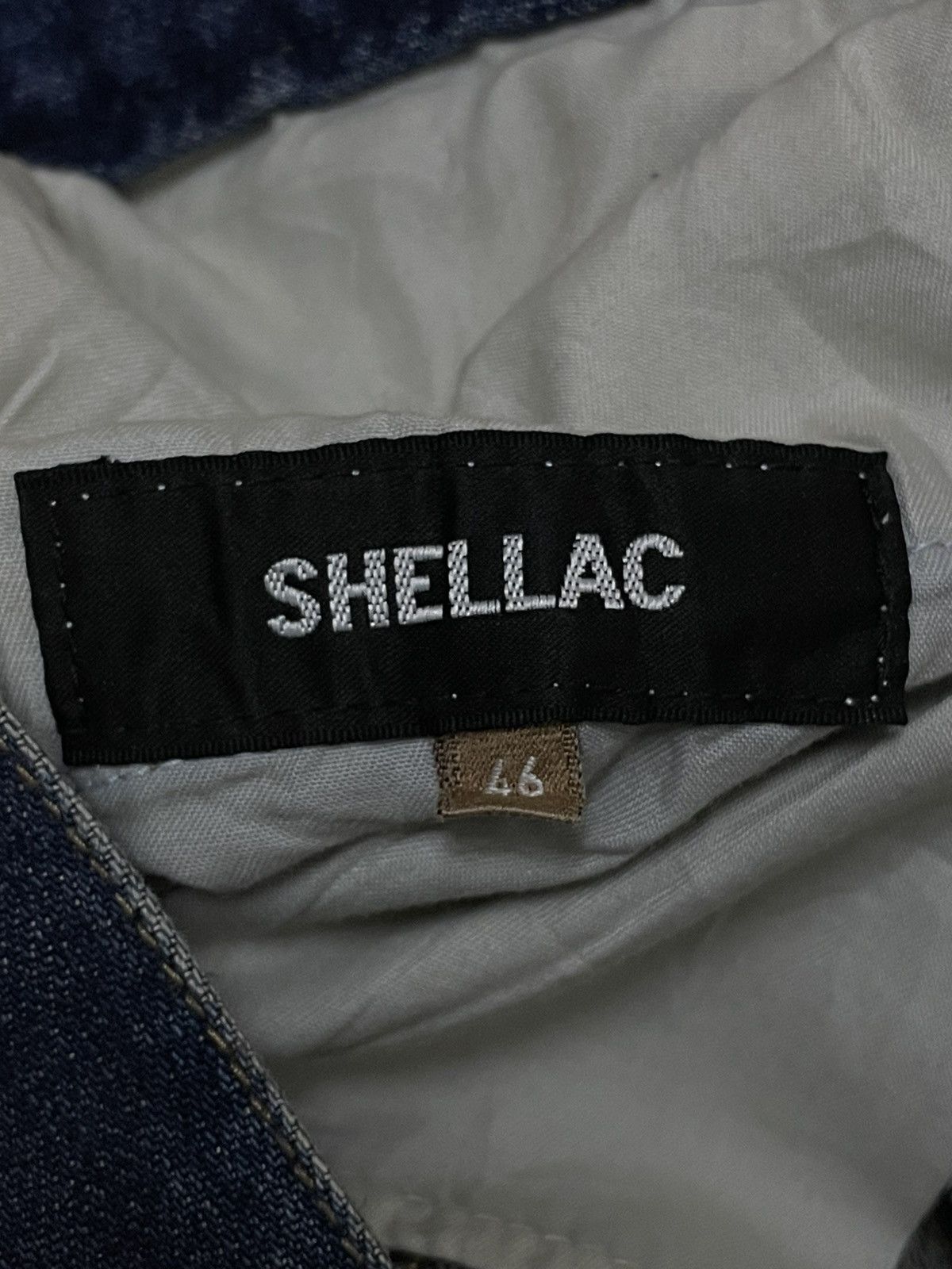 Shellac Vintage 1990s Authentic Designer Shellac Wax Style Denim Size US 29 - 17 Thumbnail