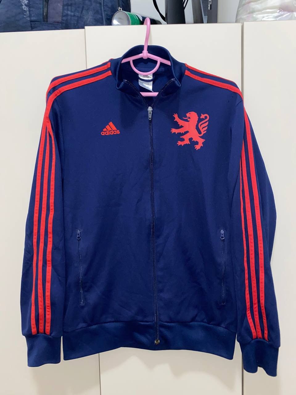 Adidas Adidas Olympique Lyonnais Track Jacket S Size US S / EU 44-46 / 1 - 1 Thumbnail