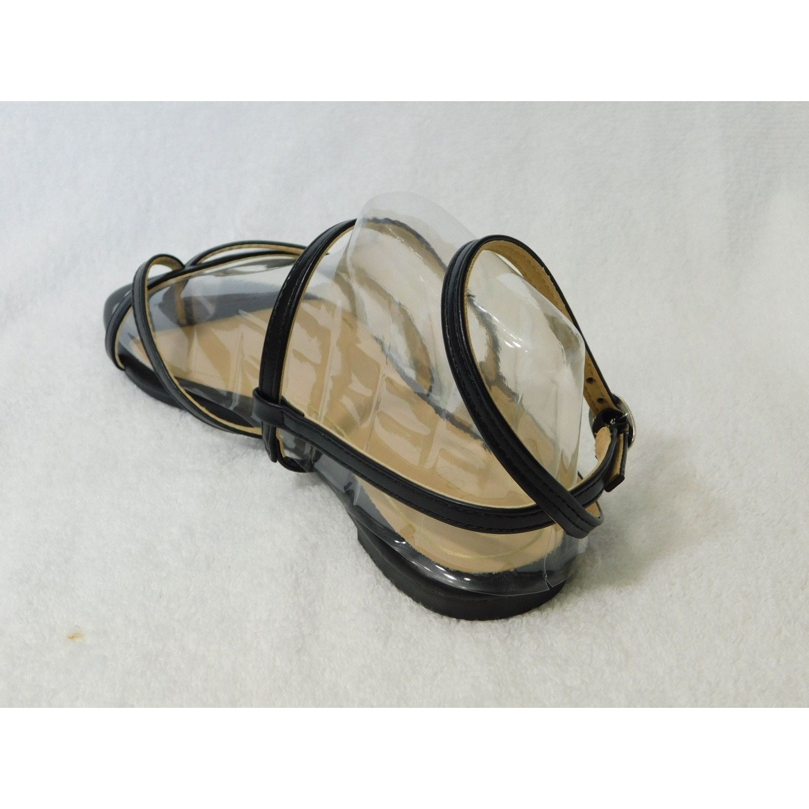 Other W597 Journee Black Serissa Multi Strap Flat Sandals Size 7 M Size US 7 / IT 37 - 3 Thumbnail