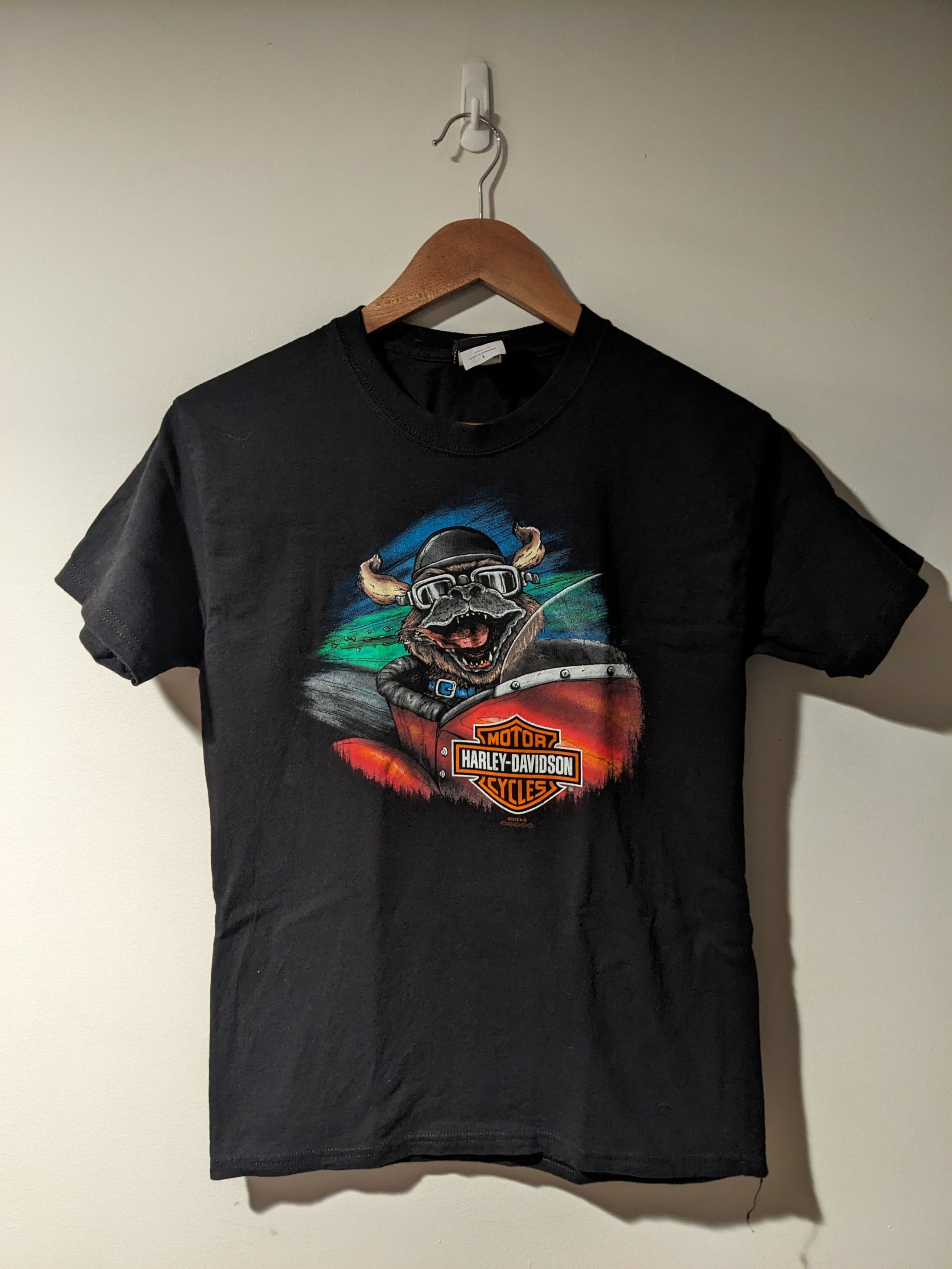 Harley Davidson Vintage 2016 Harley Davidson OX Motorcycle Kids T-Shirt Size US L / EU 52-54 / 3 - 1 Thumbnail