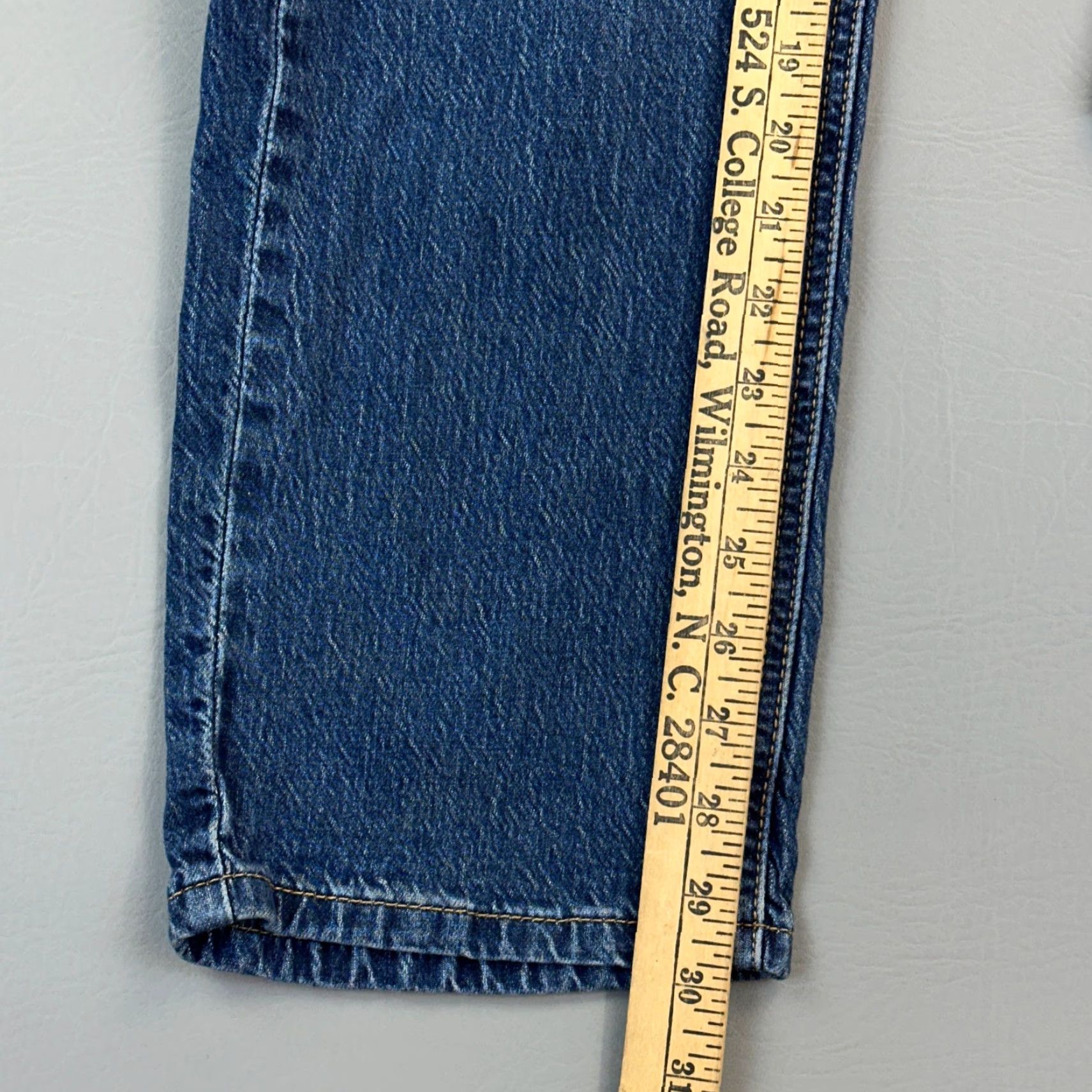 Levi's Levi's 541 Jeans Mens 32x30 Blue Dark Wash Denim Athletic Taper Stretch Casual Jeans Mens 32 Blue Dark Wash 90s Retro USA Size US 32 / EU 48 - 3 Thumbnail