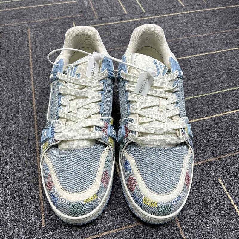 Louis Vuitton Louis Vuitton Denim Trainer Sneakers for Spring/Summer 2-25 Size US 9.5 / EU 42-43 - 2 Thumbnail