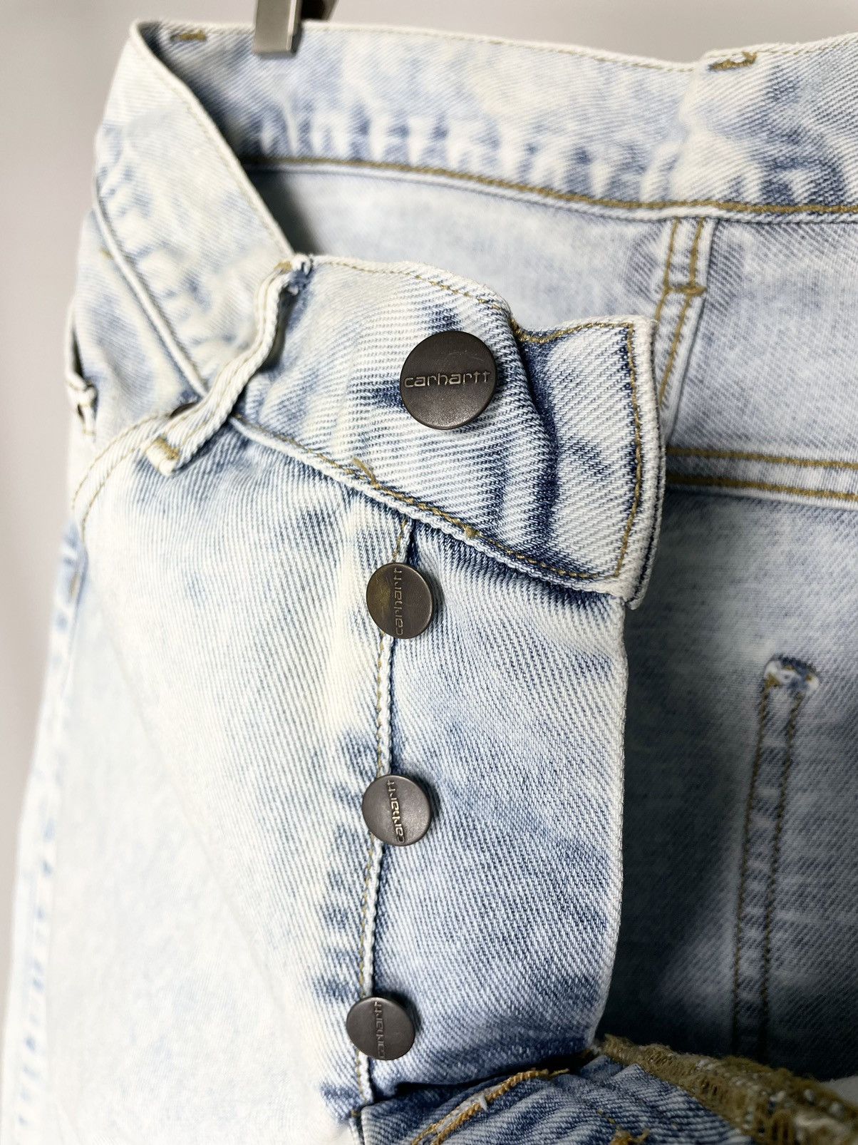 Carhartt Carhartt Newel Pant Vintage Light Blue Denim Jeans Size US 30 / EU 46 - 11 Thumbnail
