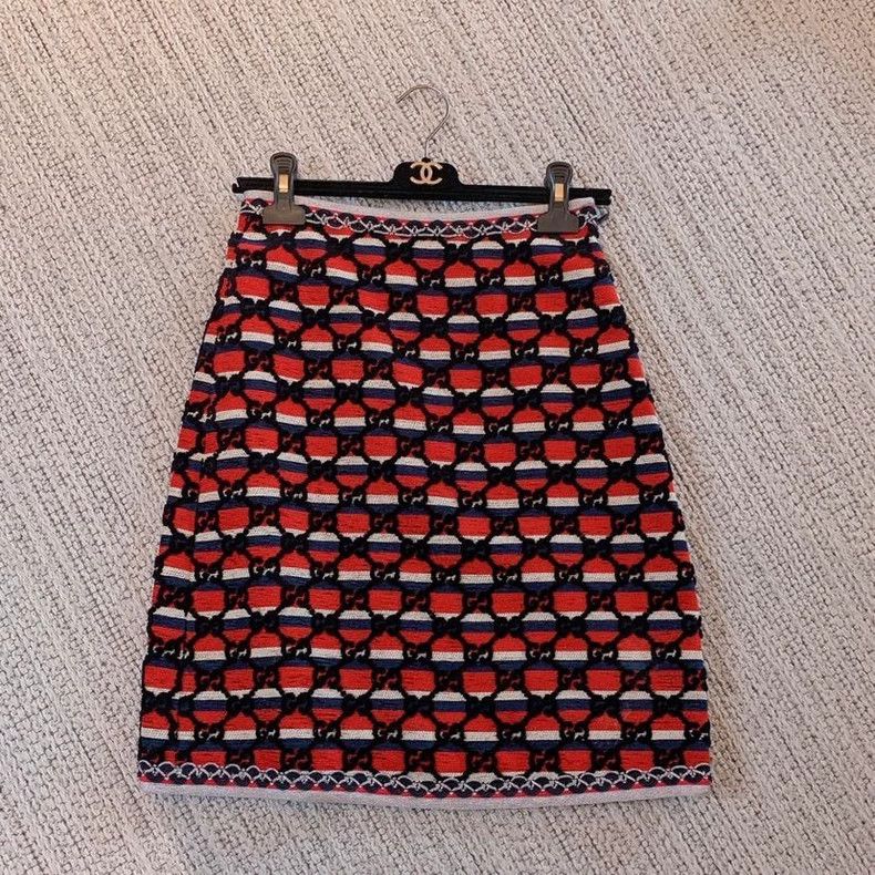 Gucci Gucci Color-matched full Logo blended silver silk braided s Size 25" / US 0 / IT 36 - 3 Thumbnail
