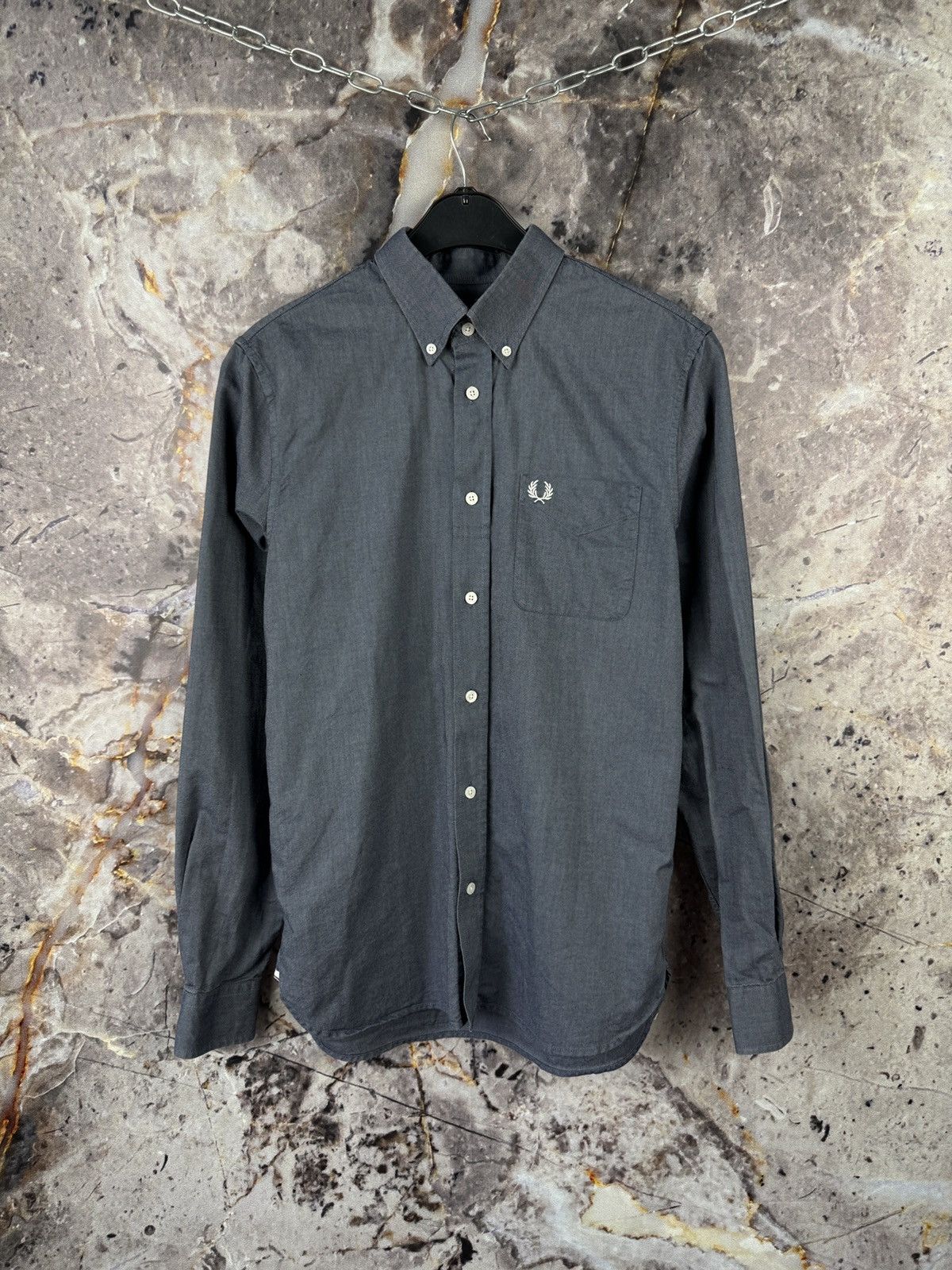 Fred Perry Men’s Fred Perry Shirt Button Up Long Sleeve Size Medium Size US M / EU 48-50 / 2 - 1 Thumbnail