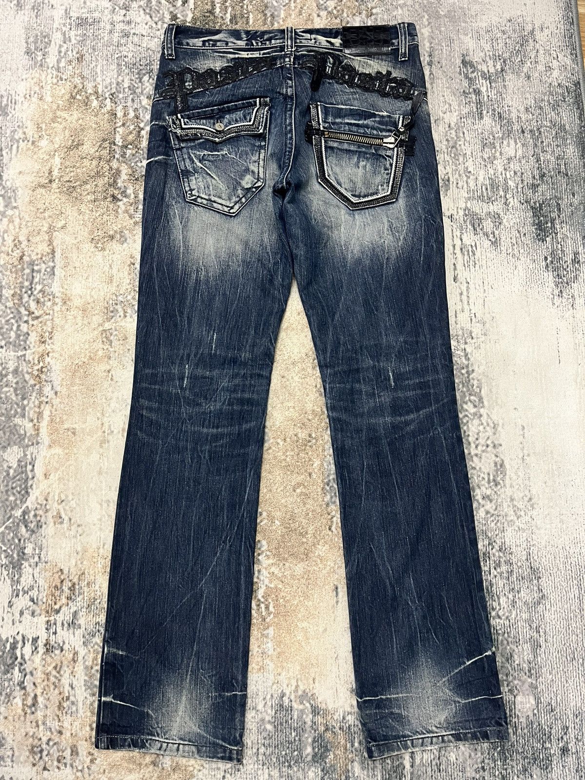 Japanese Brand × Vintage Pasta Denim Embroidered Zipper Pocket Jeans Pant Denim Size US 33 - 6 Thumbnail