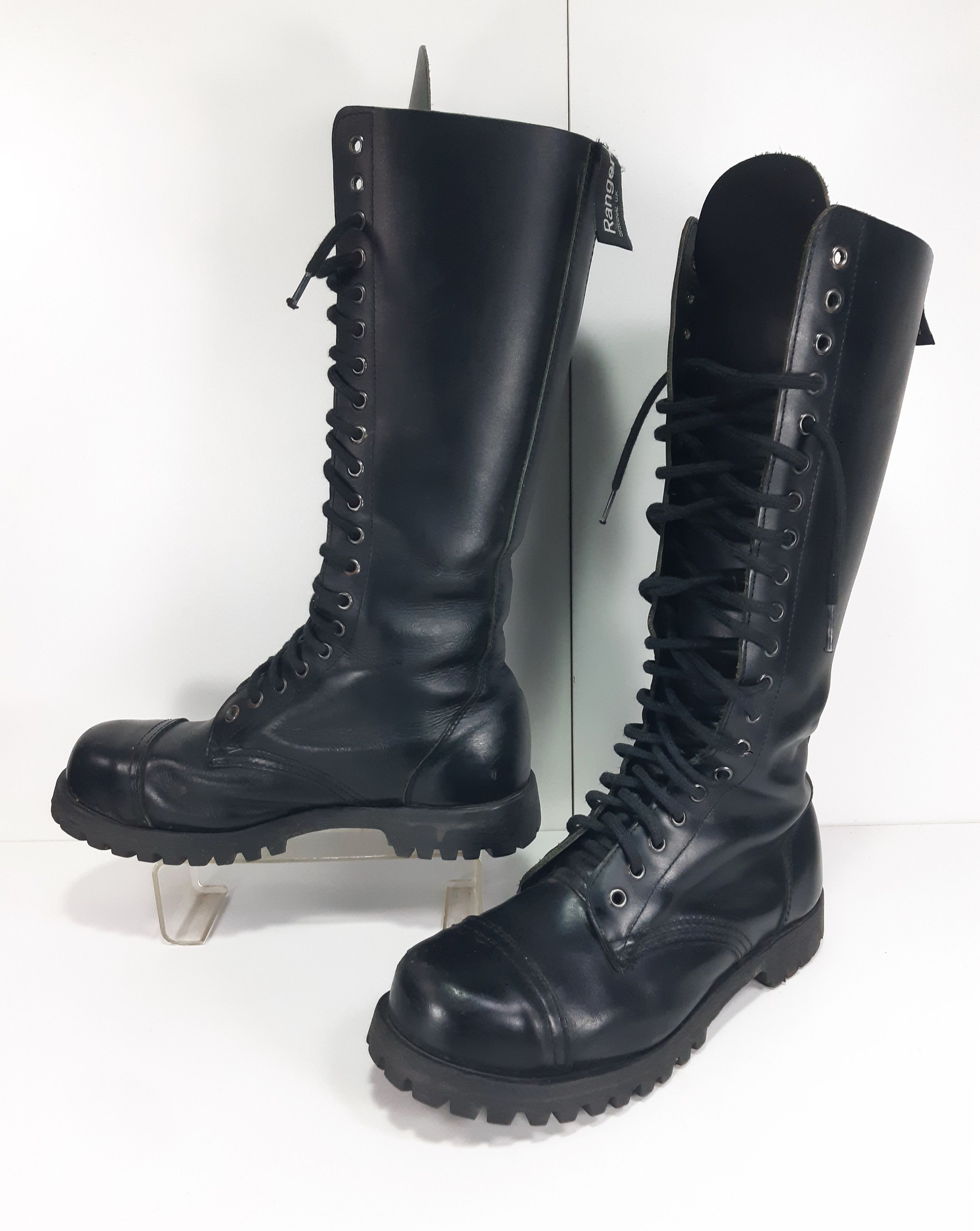 SHELLYS RANGERS 7391 UK 20 Eyelet Hole Leather Boots