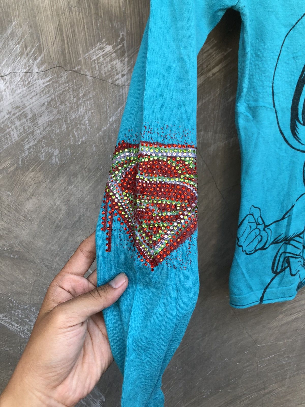 Japanese Brand Y2K Vintage Raw 7 “Superman” Long Sleeve T-shirt Size S / US 4 / IT 40 - 7 Thumbnail