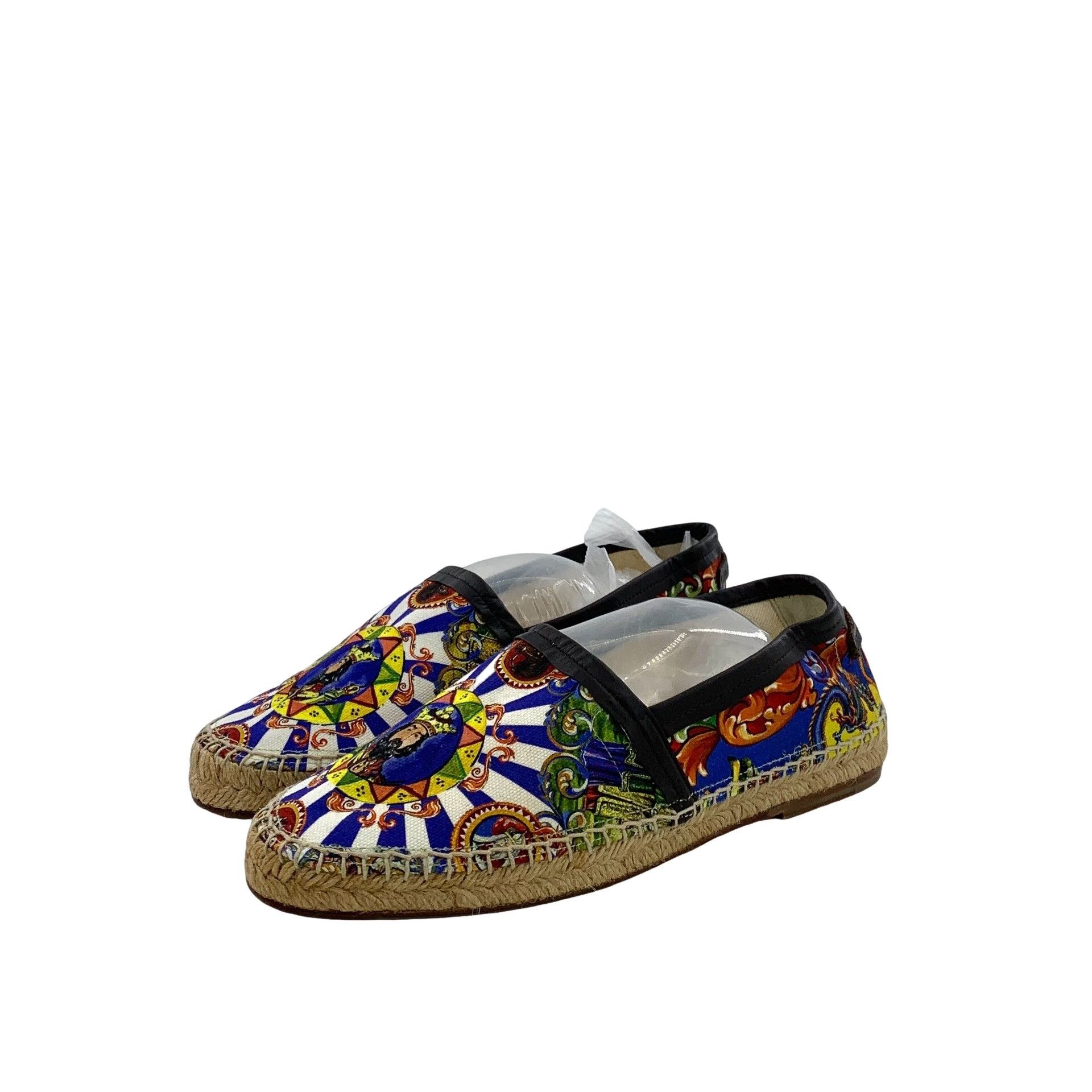 Dolce & Gabbana Dolce & Gabbana Crown Print Espadrilles 39 Size US 6 / EU 39 - 1 Thumbnail