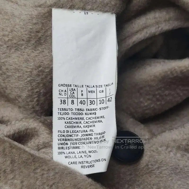 Max Mara MaxMara Cashmere Coat in Beige for Women . Size L / US 10 / IT 46 - 9 Thumbnail