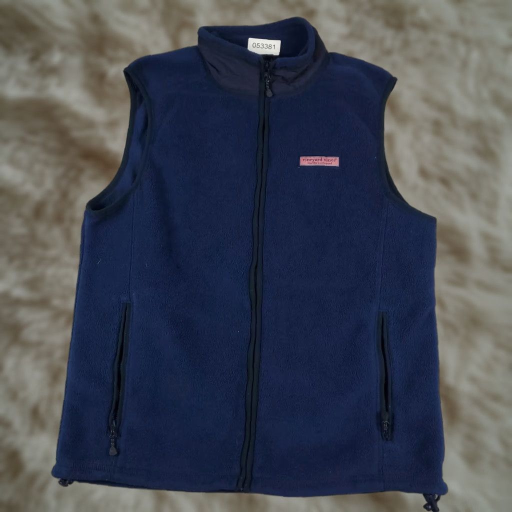 Vineyard Vines Vineyard Vines Vest Mens Size Small Blue Full Zip Up Sweater Size US S / EU 44-46 / 1 - 1 Thumbnail