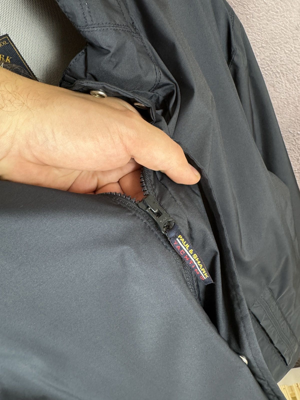 Paul & Shark Paul & Shark navy blue nylon jacket Size US XXL / EU 58 / 5 - 13 Thumbnail