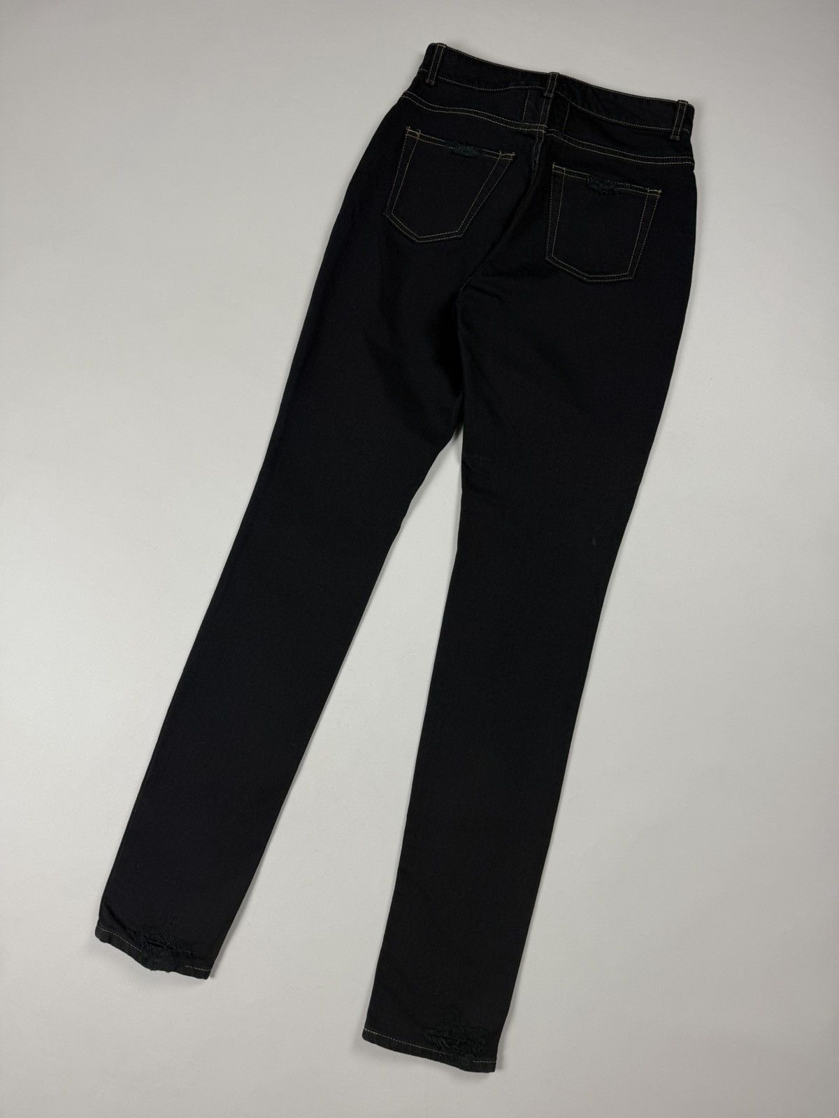 Saint Laurent Paris Saint Laurent Thrash Overdye Japan Denim Ladies Skinny Jeans Size 27" / US 4 / IT 40 - 25 Thumbnail