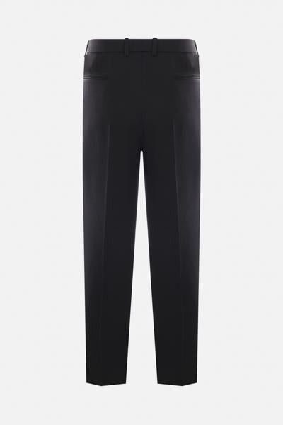 Saint Laurent Paris o1s1wg111125 High Waisted Pants in Grain De Poudre in Black Size US 28 / EU 44 - 2 Thumbnail