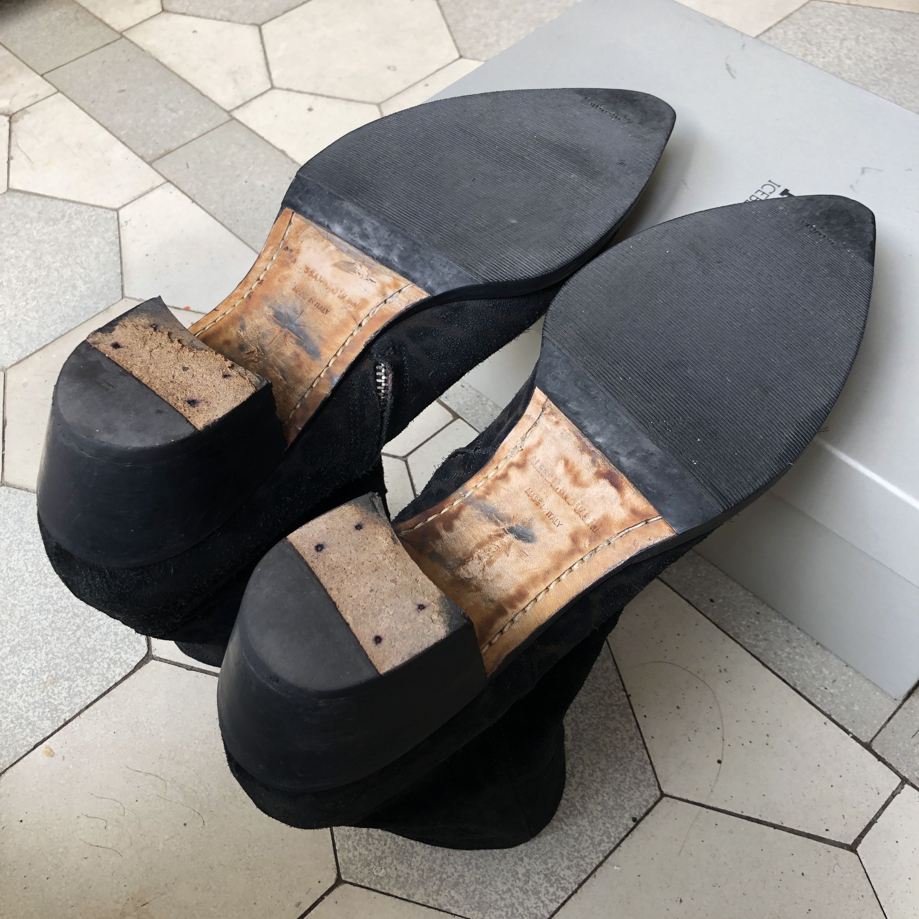ALESSANDRO VASINI Alessandro Vasini Sonny Stiefletten 40 mm Absatz Leopard Size US 10.5 / EU 43-44 - 14 Thumbnail