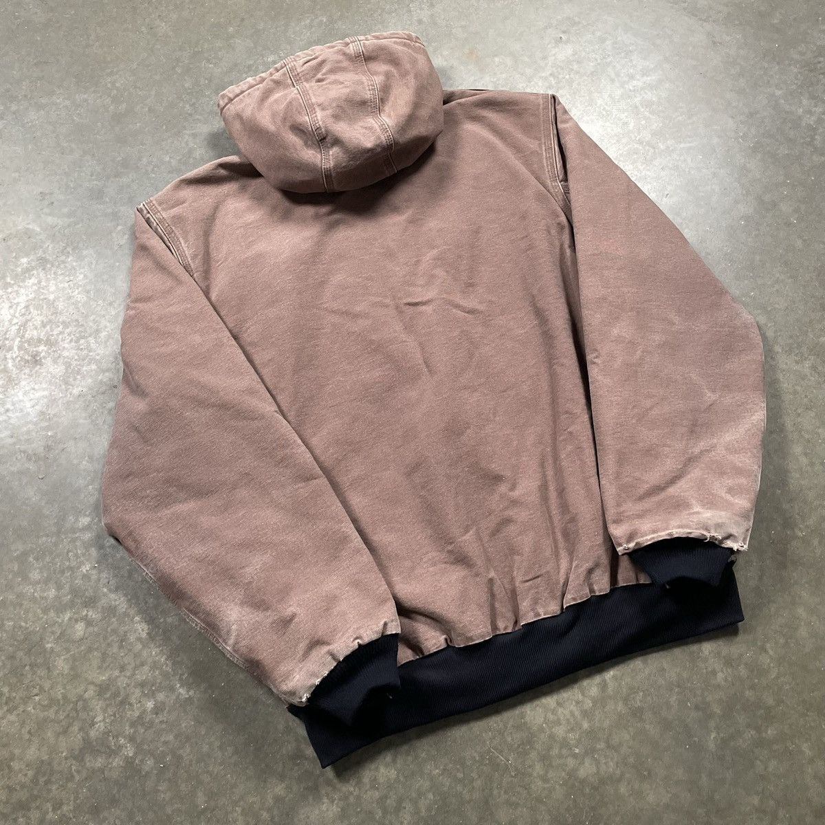 Carhartt × Vintage Vintage Faded Mocha Brown Carhartt Hooded Jacket J227 CHT Size US XL / EU 56 / 4 - 6 Thumbnail