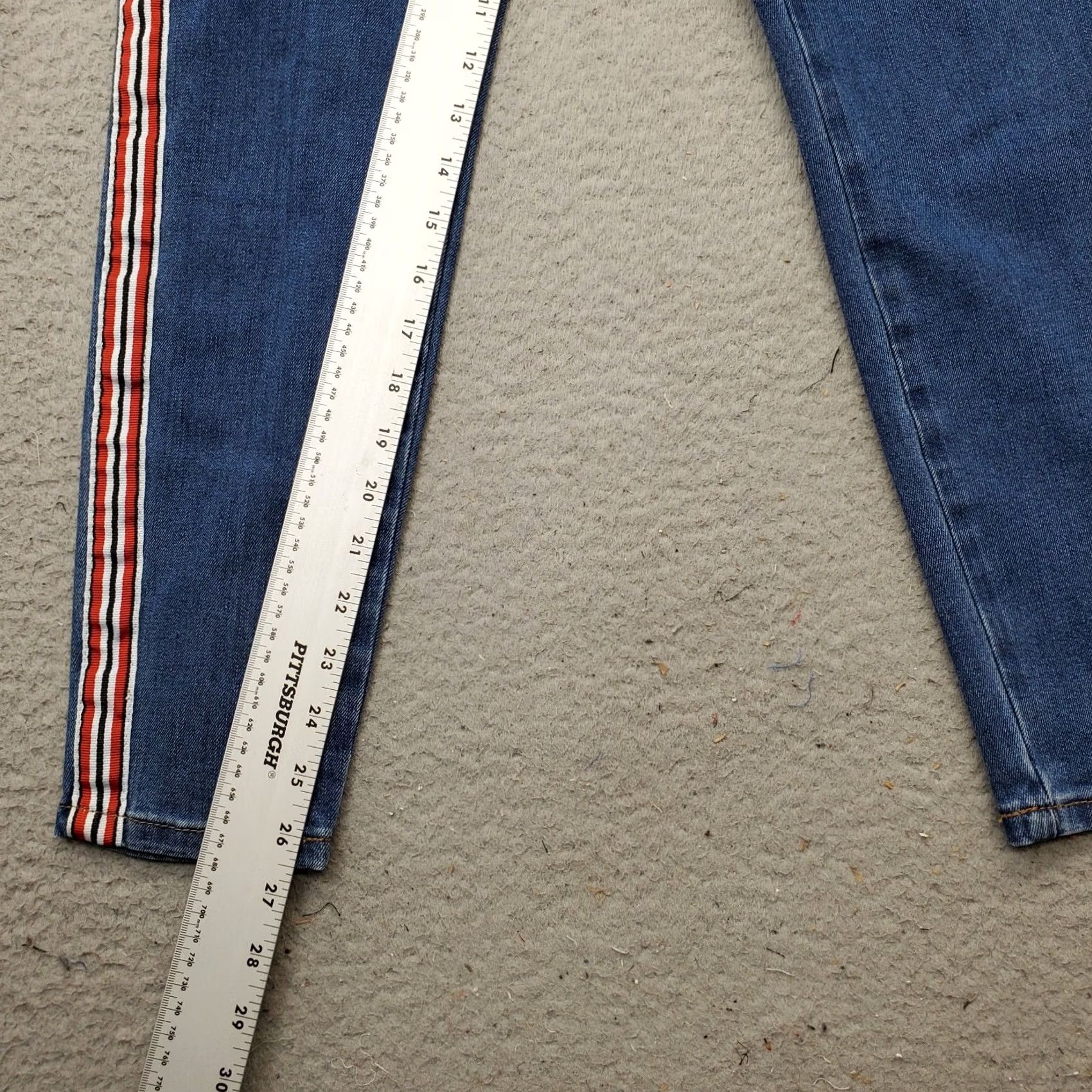 Velvet Velvet Heart Womens Jeans 27 Blue Denim Button Fly High Rise Skinny Ankle Shorts? Size 27" / US 4 / IT 40 - 4 Thumbnail