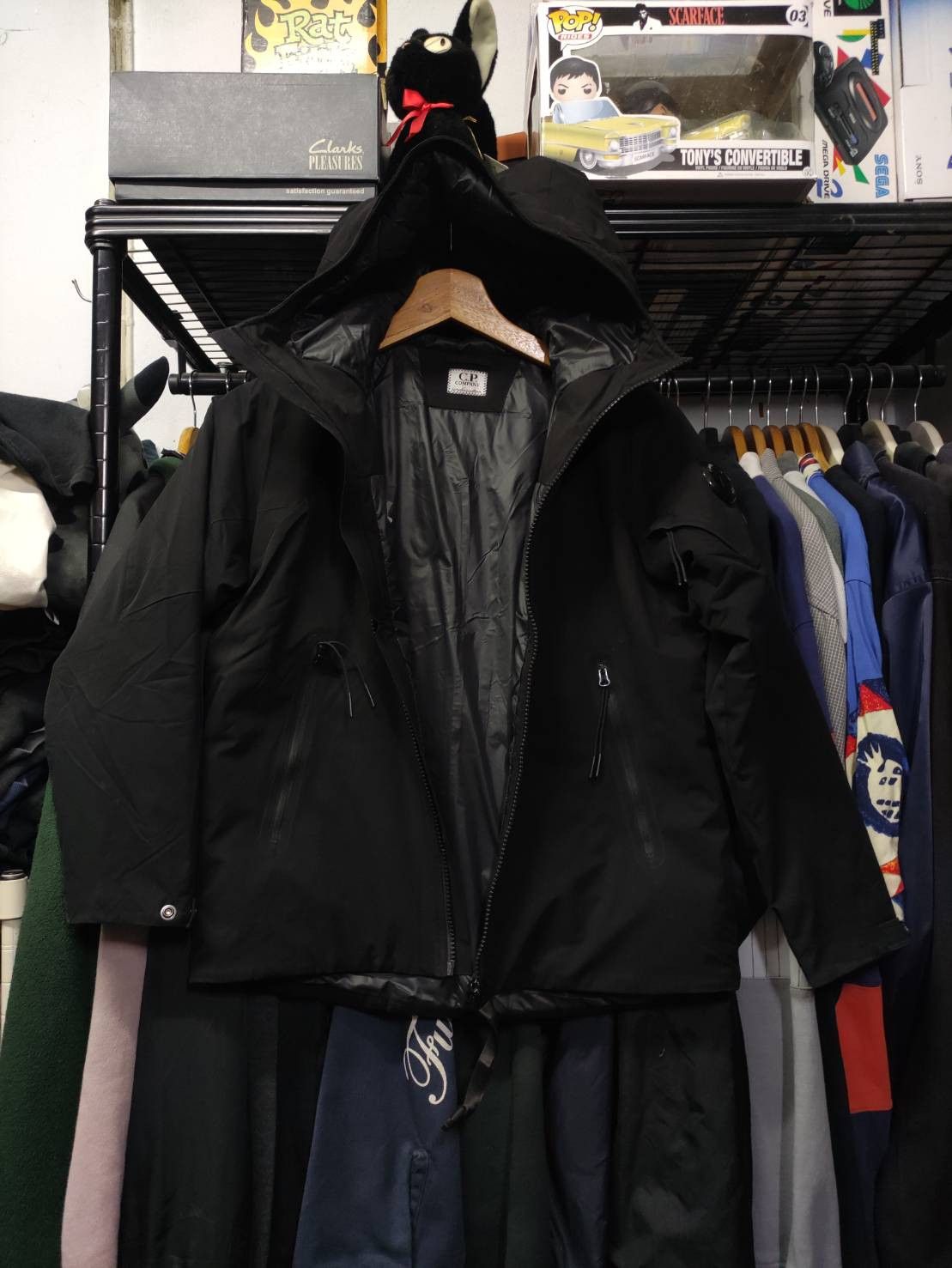 C.P. Company C.P. Company Pro-Tek Arm Lens Hooded Jacket Black Size US S / EU 44-46 / 1 - 2 Thumbnail