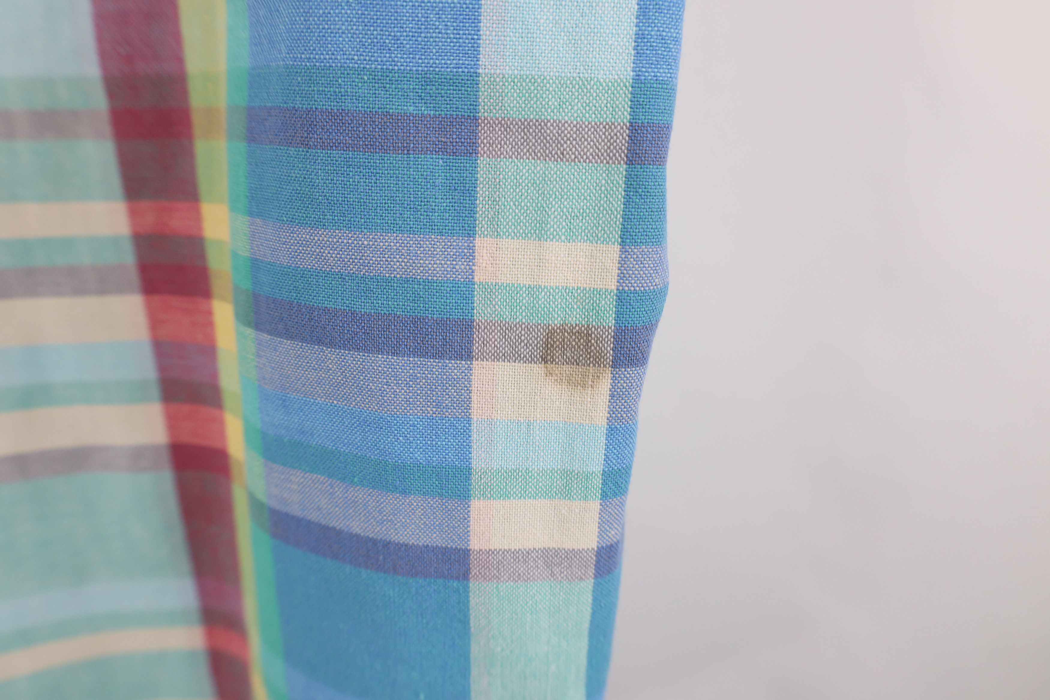 Vintage Vintage 90s Streetwear Rainbow Madras Button Down Shirt Size US L / EU 52-54 / 3 - 10 Thumbnail