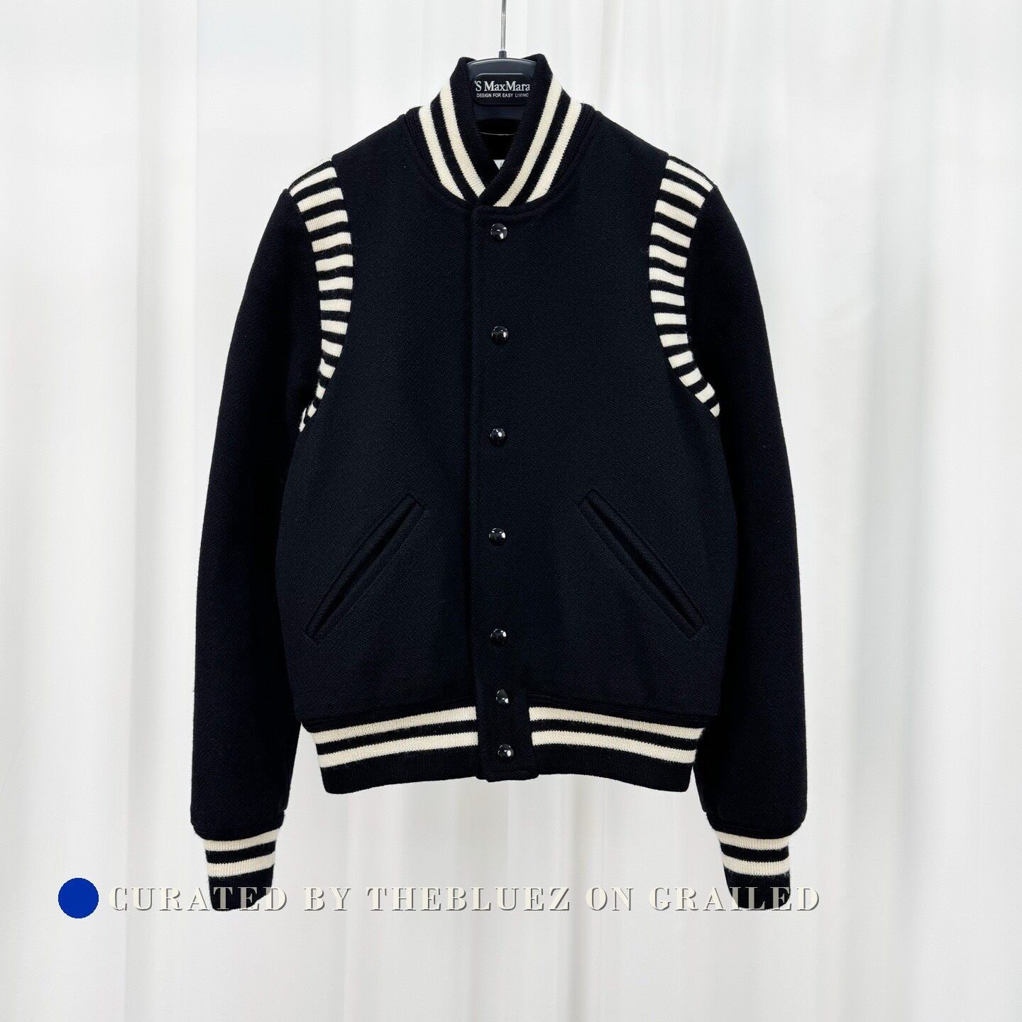 Saint Laurent Paris Saint Laurent Wool Baseball Jacket Size XS / US 0-2 / IT 36-38 - 1 Thumbnail