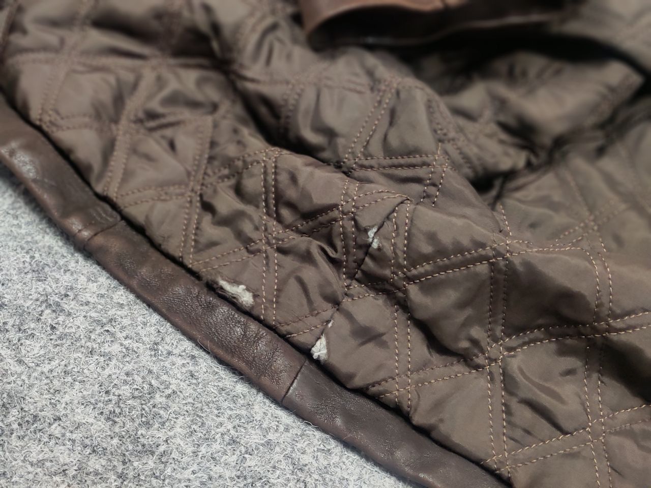 Timberland Vintage Weathergear Type I pocket Leather Jacket