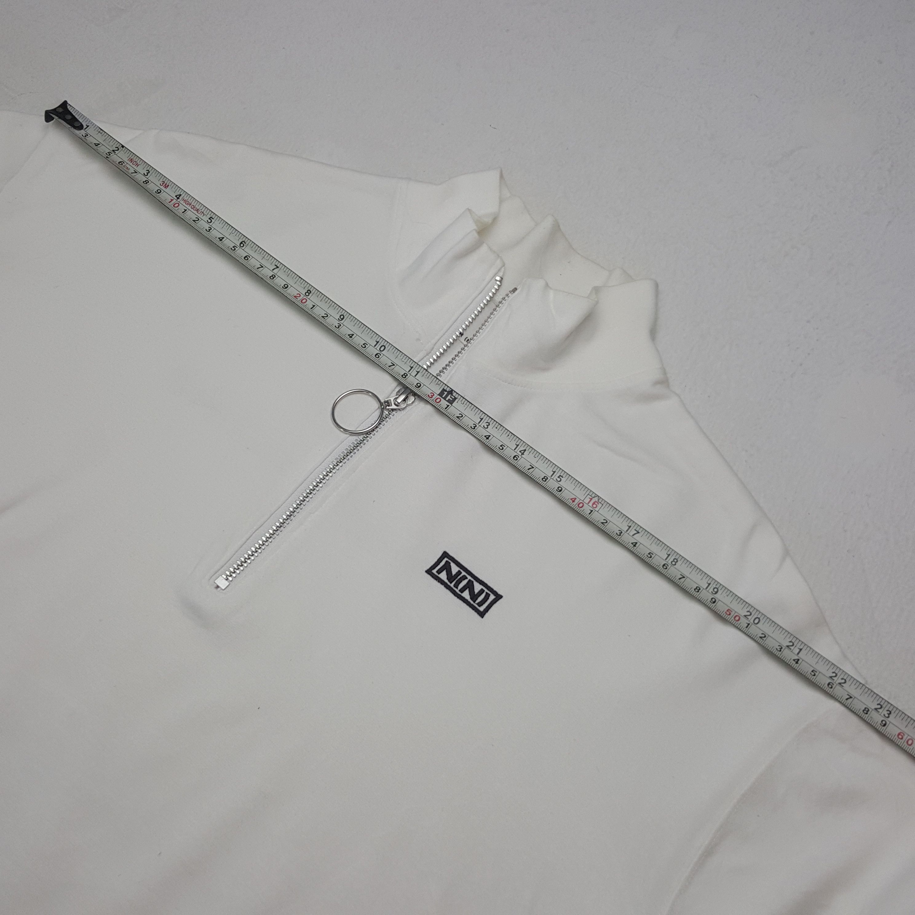 Japanese Brand × Number (N)ine × Vintage Vintage Number (N)ine Japanese Brand Half Zipper Tshirt Size US XL / EU 56 / 4 - 6 Thumbnail