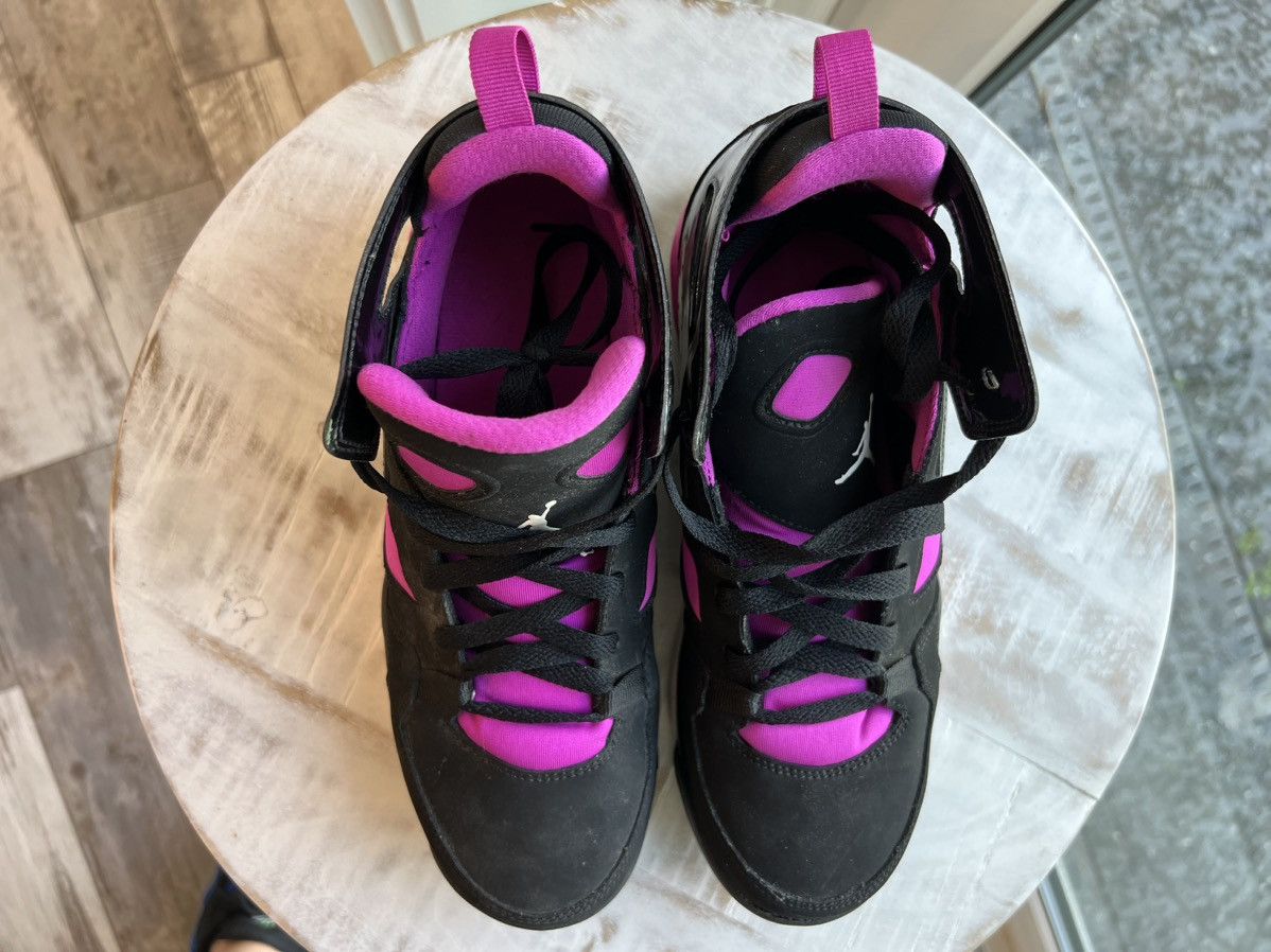 Jordan Brand Jordan Flight Club 91 Black Fuschia Blast size 6.5y 8w Size US 8 / IT 38 - 2 Thumbnail