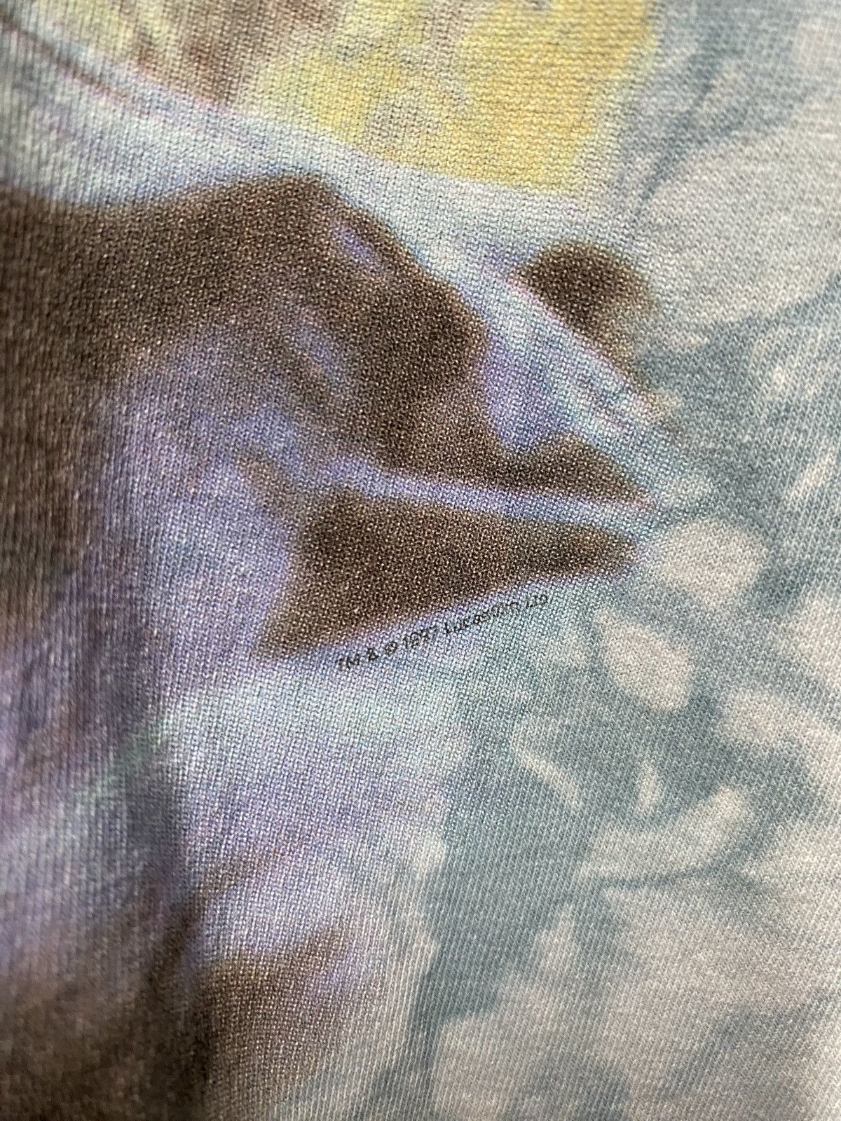 Liquid Blue × Star Wars × Vintage Vintage 1997 Yoda Star Wars Liquid Blue T-Shirt Adult 2XL Size US XXL / EU 58 / 5 - 4 Thumbnail