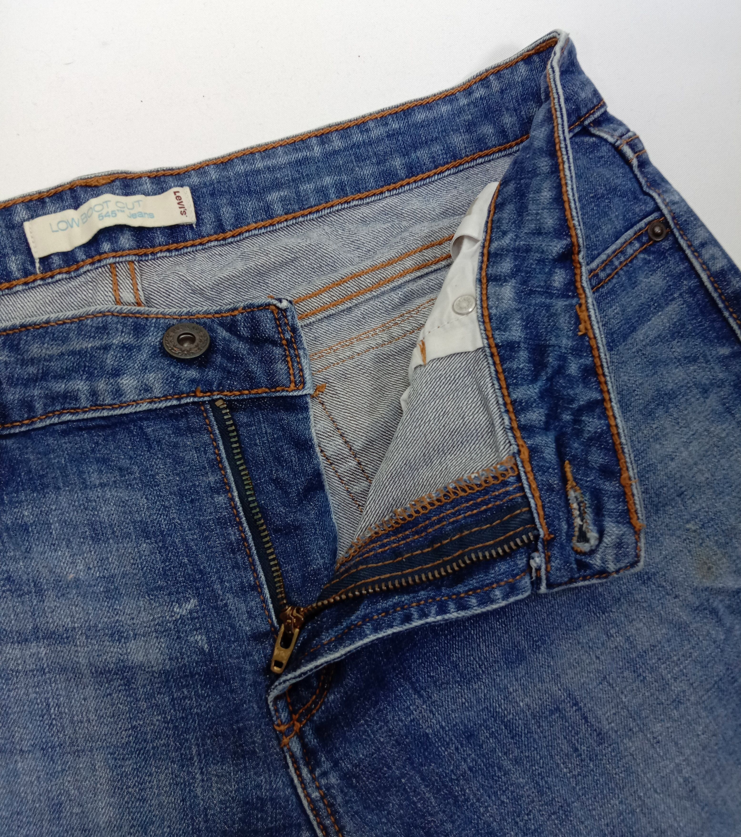 Levi's Vintage Levi's 545 Flare Jeans Faded Blue Denim Size 33" - 9 Thumbnail