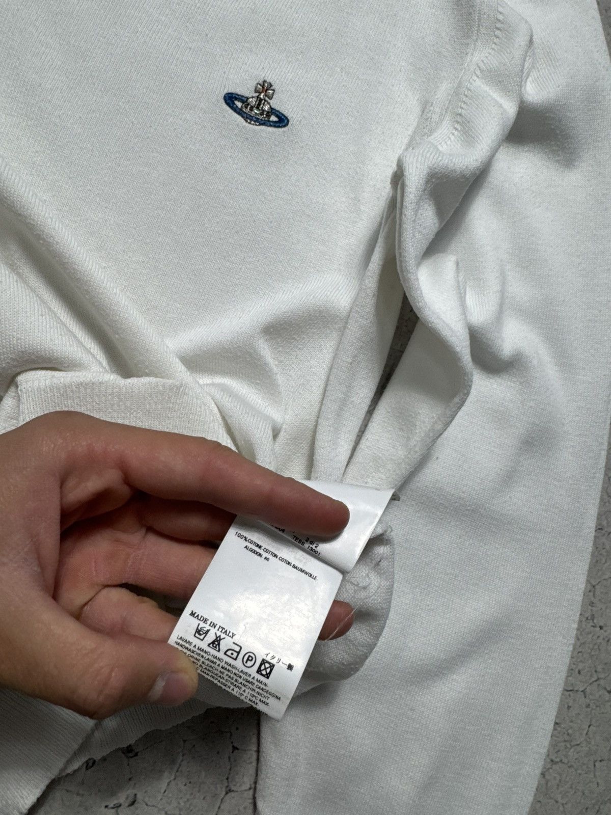 Vivienne Westwood Vivienne Westwood Luxury Sweater Pullover White Size US L / EU 52-54 / 3 - 8 Thumbnail