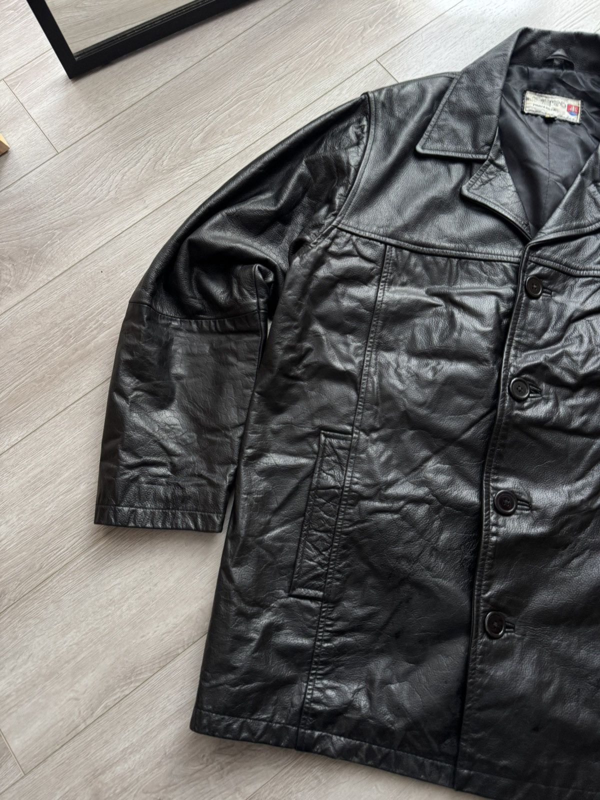 Vintage Vintage Leather Coat Jacket Size US M / EU 48-50 / 2 - 2 Thumbnail