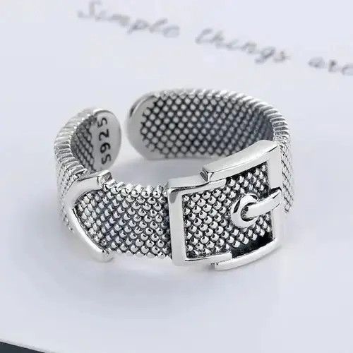 Jewelry Vintage Big Belt Antique Knuckle Rings Size ONE SIZE - 3 Thumbnail