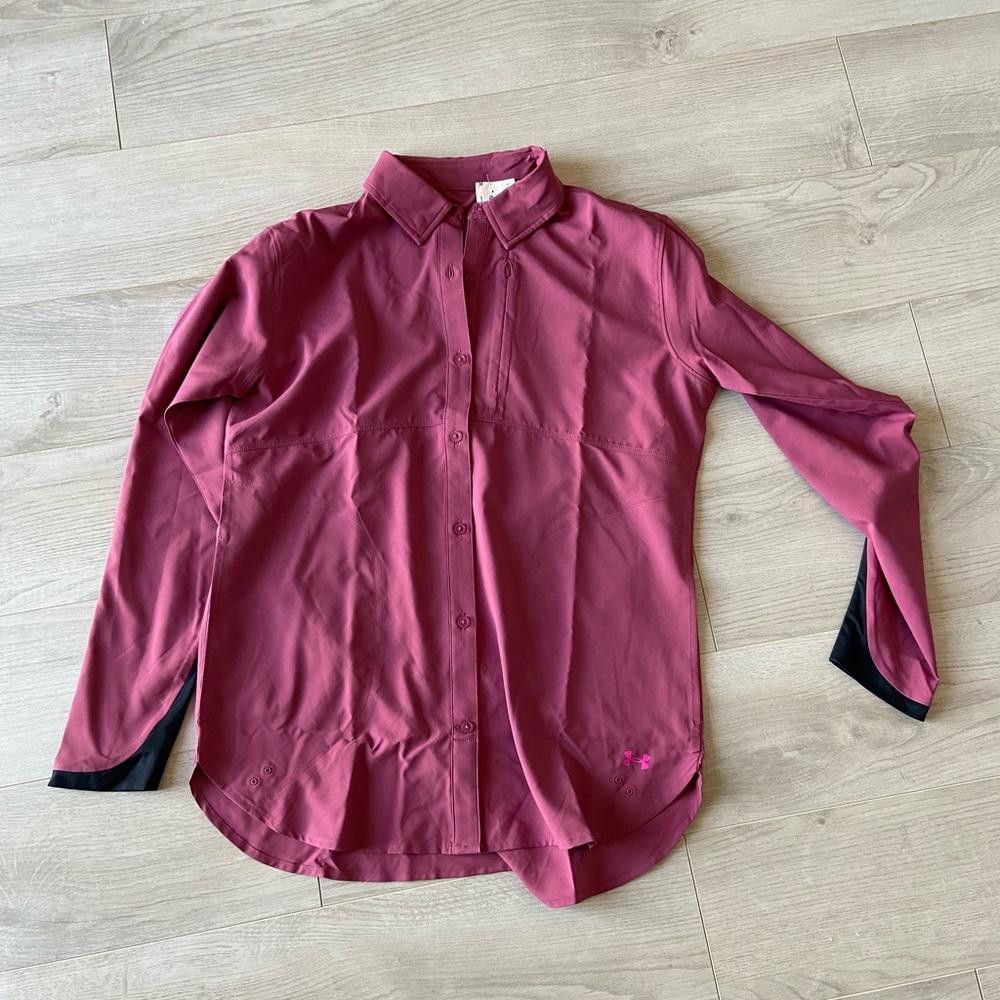 Designer Stylish Women's Long Sleeve Button-Up Shirt Size M / US 6-8 / IT 42-44 - 1 Thumbnail