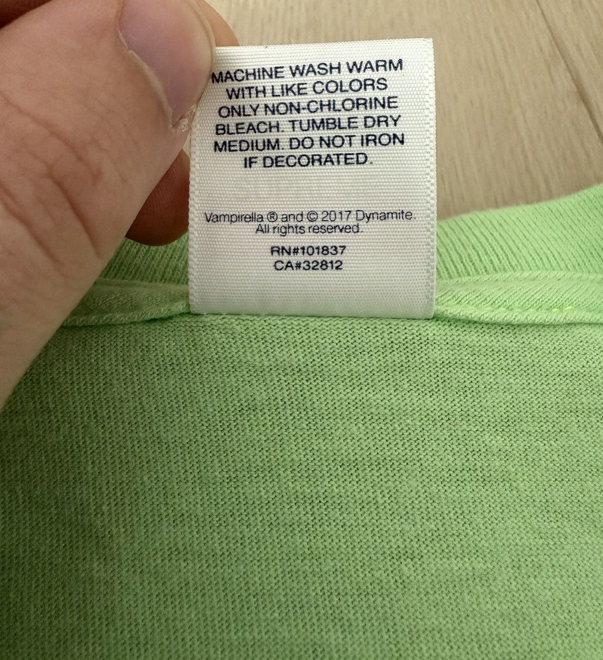 Supreme Supreme SS17 Vampirella Card Tee Light Green Size US L / EU 52-54 / 3 - 6 Thumbnail