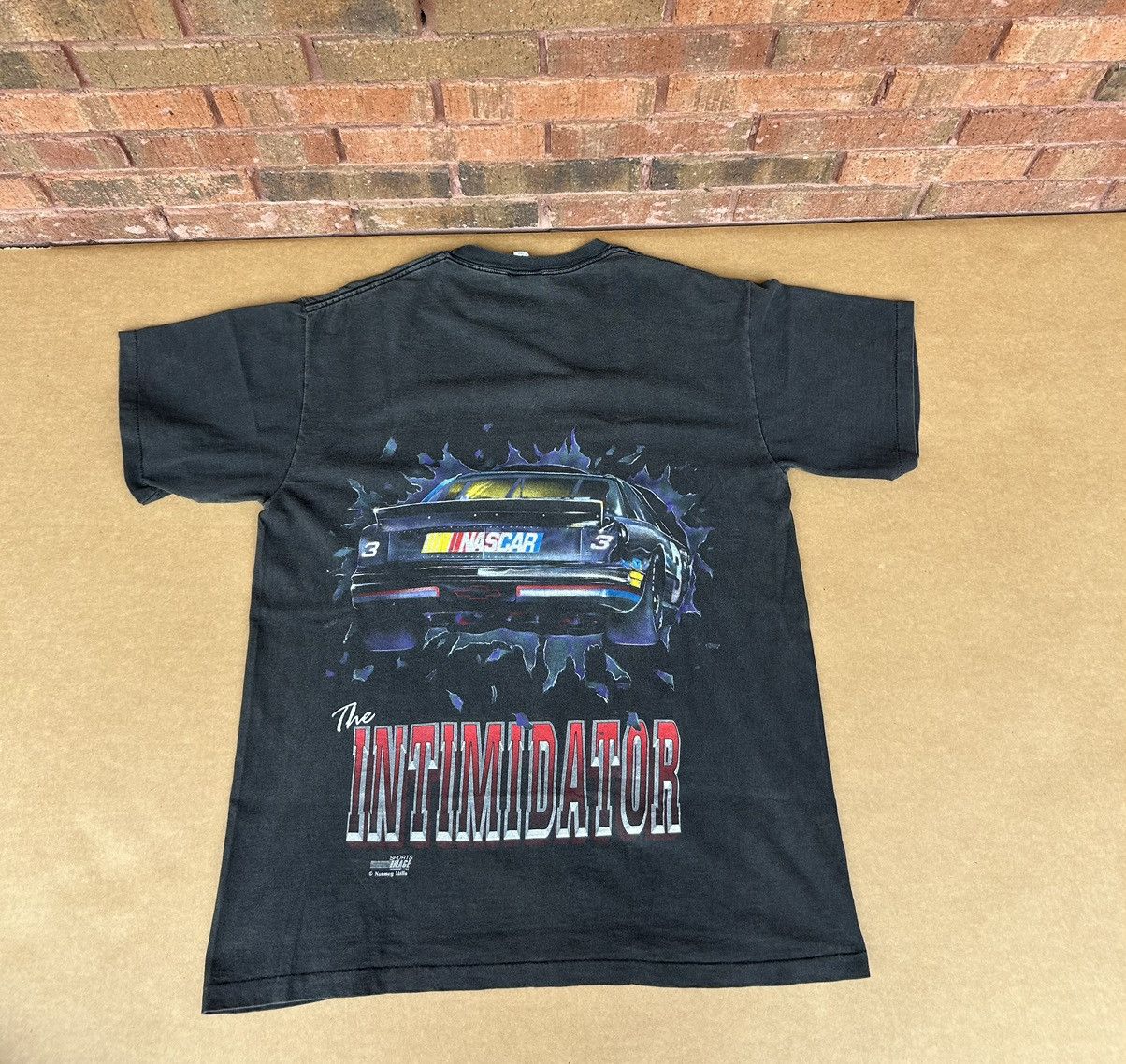 Vintage Vintage 90's Dale Earnhardt Intimidator T-Shirt Racing Rare Size US L / EU 52-54 / 3 - 9 Thumbnail