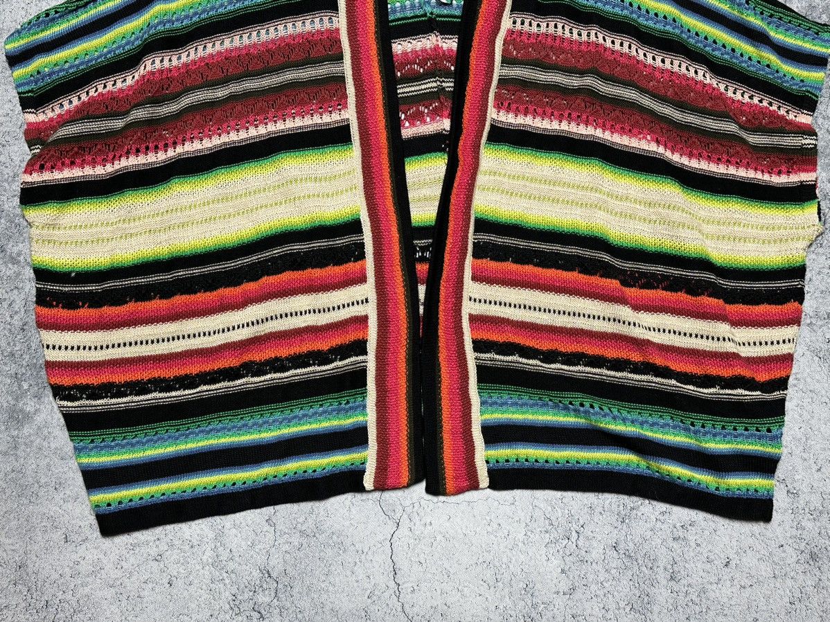 Polo Ralph Lauren Polo Ralph Lauren Striped Western Poncho Cardigan Sweater Size M / US 6-8 / IT 42-44 - 4 Thumbnail