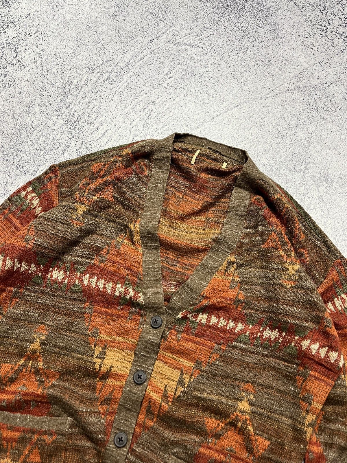 Denim & Supply Ralph Lauren × Polo Ralph Lauren × Ralph Lauren Ralph Lauren Denim and Supply Aztec Southwest Knit Cardigan Size S / US 4 / IT 40 - 4 Thumbnail